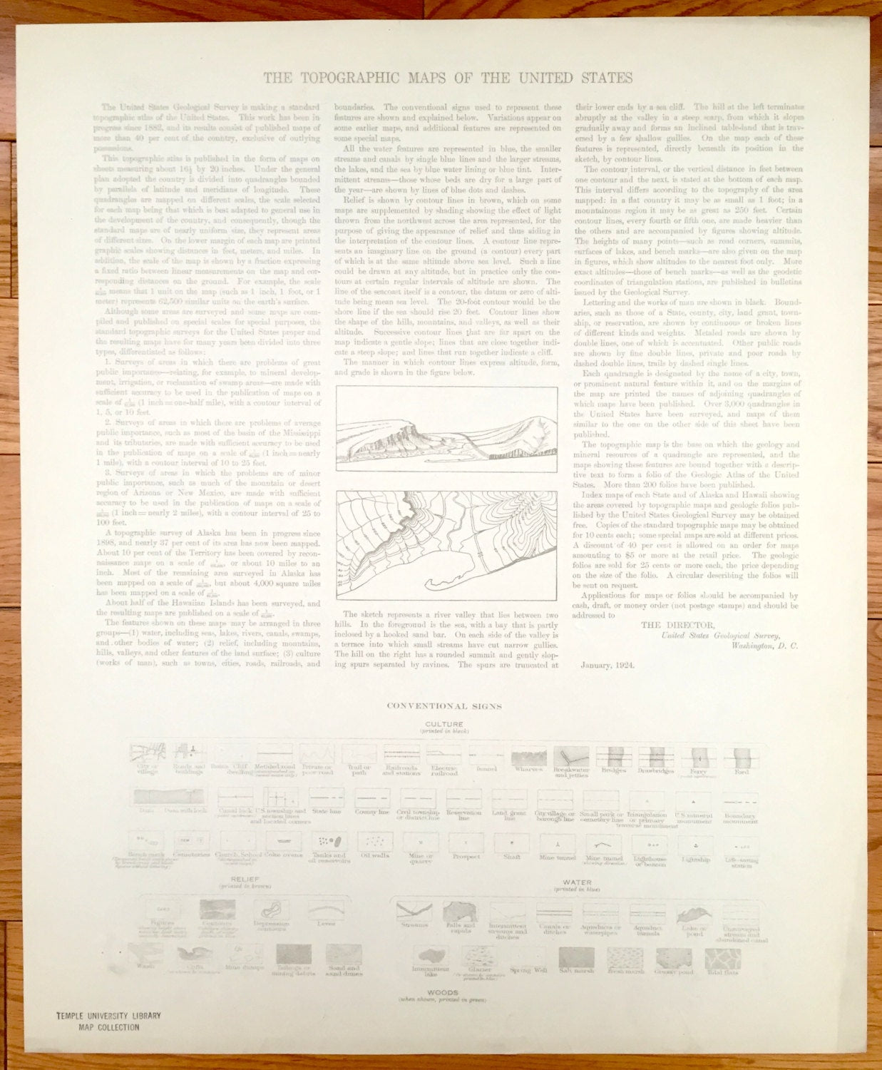Antique Farmington, Maine 1924 US Geological Survey Topographic Map – Temple, Strong, New Vineyard, Industry, Wilton, New Sharon, Jay, ME