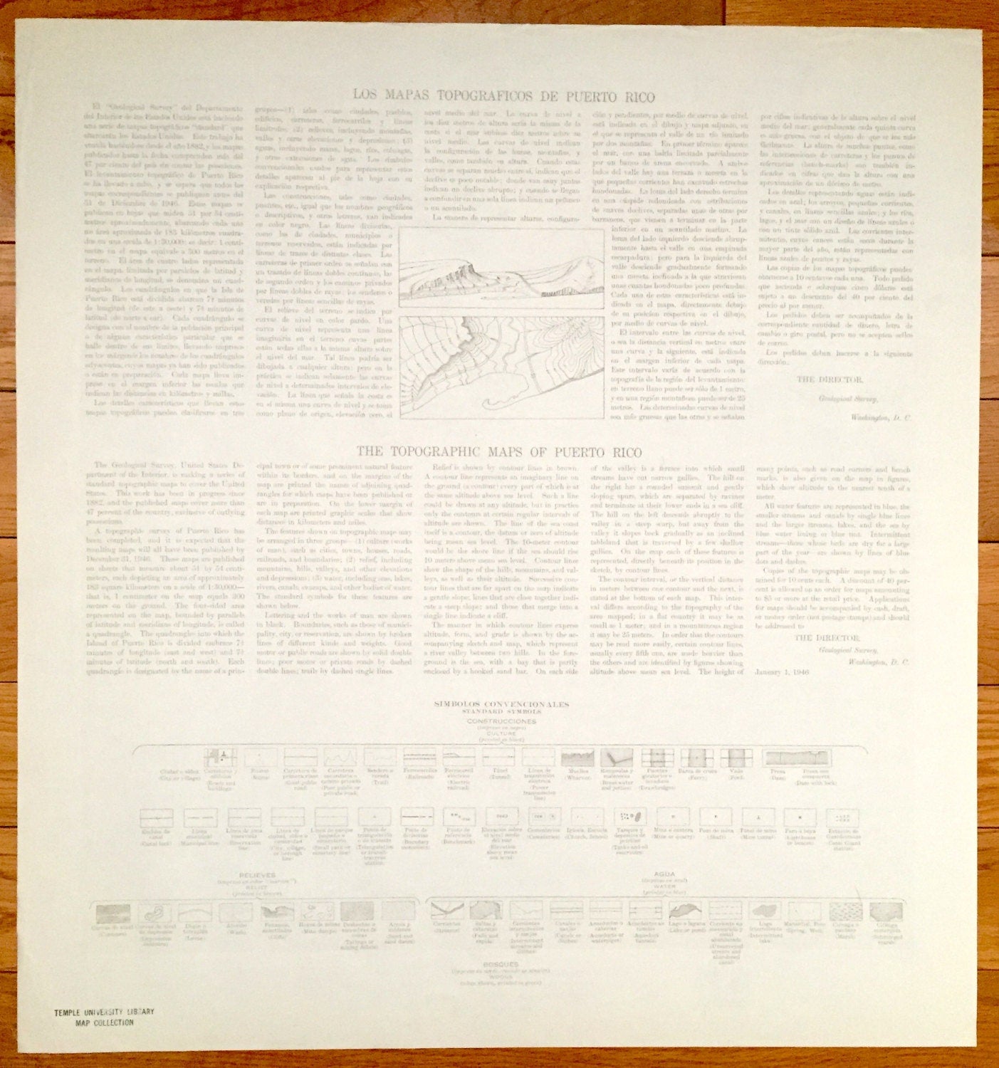 Antique Punta Verraco, Puerto Rico 1946 US Geological Survey Topographic Map - Guanica, Yauco, Guayanilla, Campamento Boriquen, Lluveras