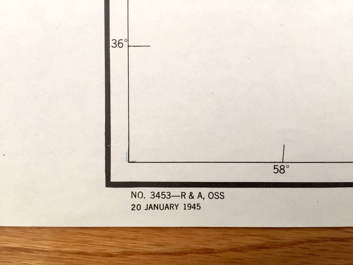 Antique Uruguay 1945 Road Map – Formerly Confidential US Government – South America, Argentina, Brazil, Montevideo, Velazquez, Buenos Aires