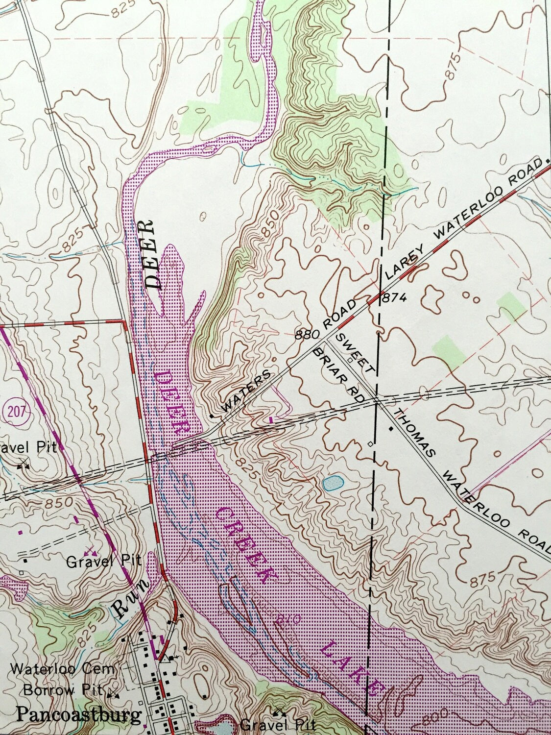 Antique Mount Sterling Ohio 1961 US Geological Survey Topographic Map – Pleasant, Range, Madison, White Oak, Madison Mills, Pancoastburg