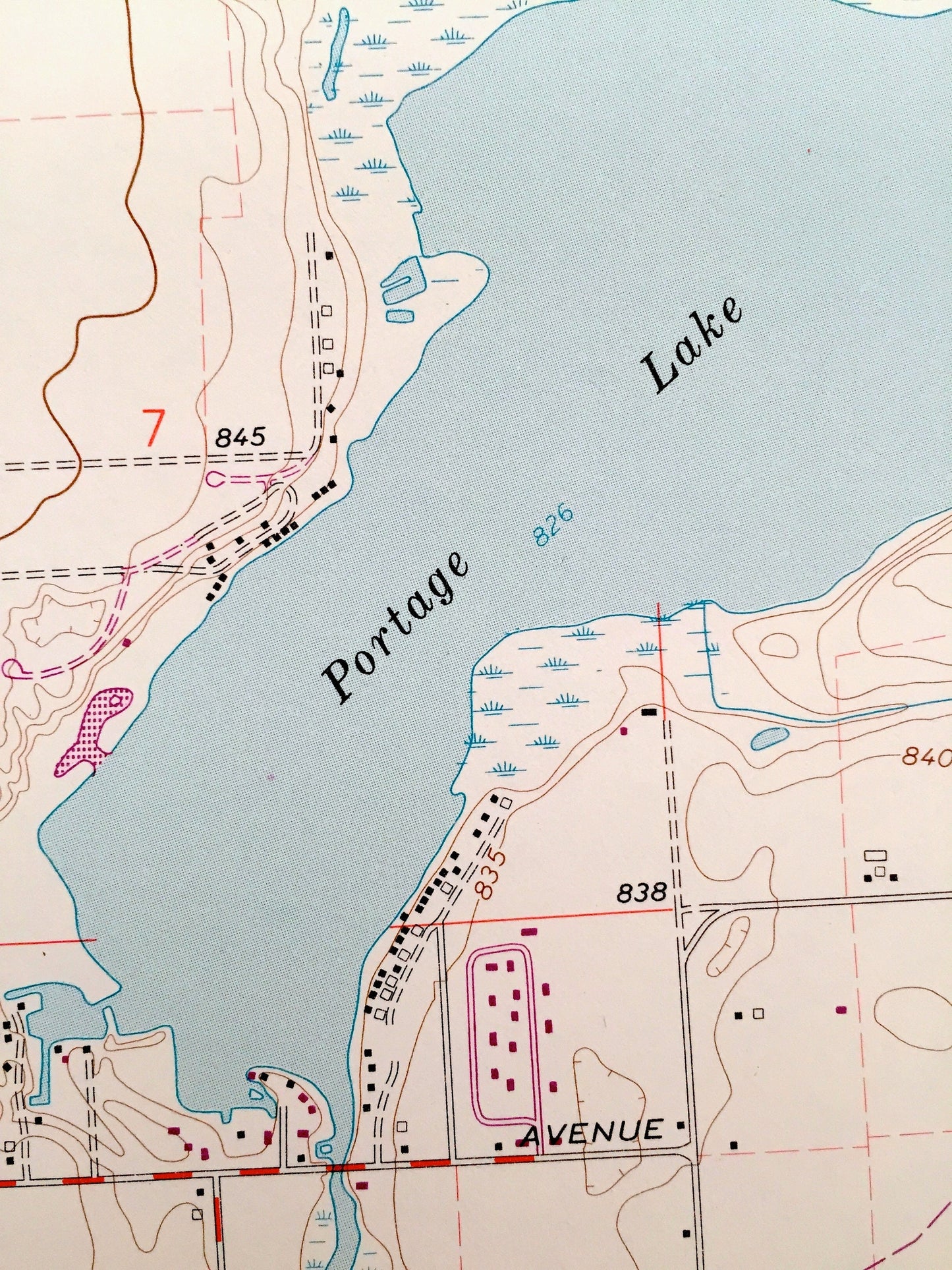Antique Vicksburg, Michigan 1967 US Geological Survey Topographic Map – Mendon, Brady, School Craft, Park, Parkville, Barton Lake, MI