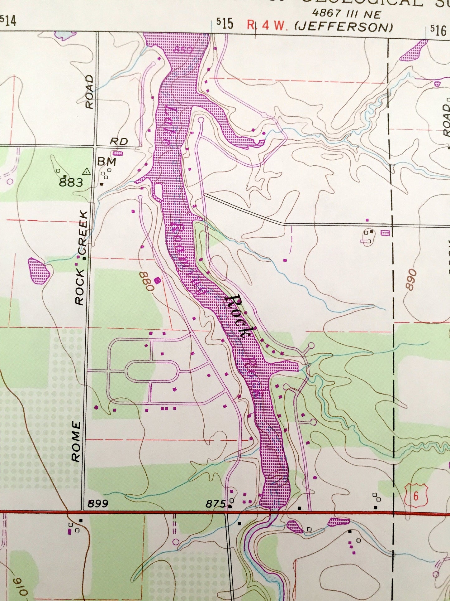 Antique Orwell, Ohio 1960 US Geological Survey Topographic Map – Rome, New Lyme, Colebrook, Dodgeville, South New Lyme, Ashtabula, Trumbull
