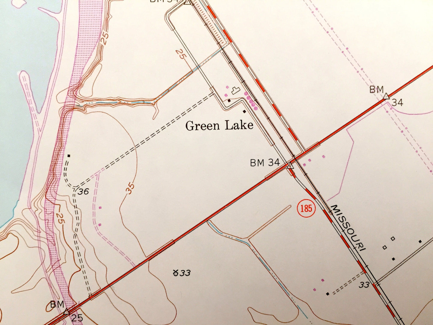 Antique Green Lake, Texas 1952 US Geological Survey Topographic Map – West Point, Victoria, Calhoun County, Goff Bayou, Heyser Oil Field, TX