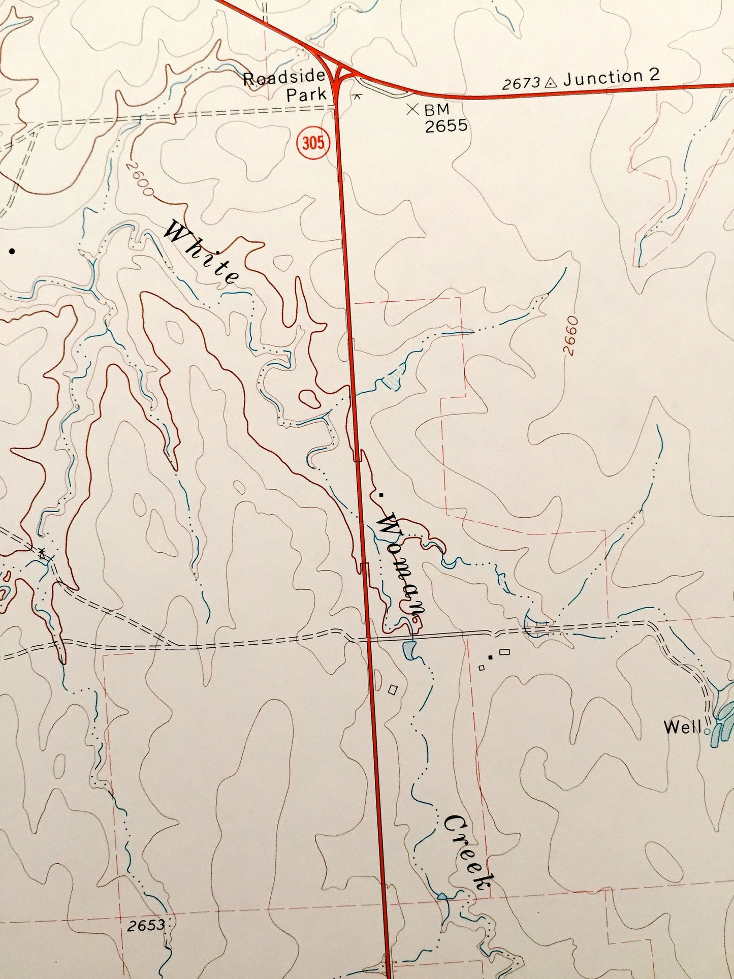 Antique Darrouzett, Texas 1972 US Geological Survey Topographic Map – Atchison Topeka and Sante Fe Railroad, Lipscomb County, Oil Fields