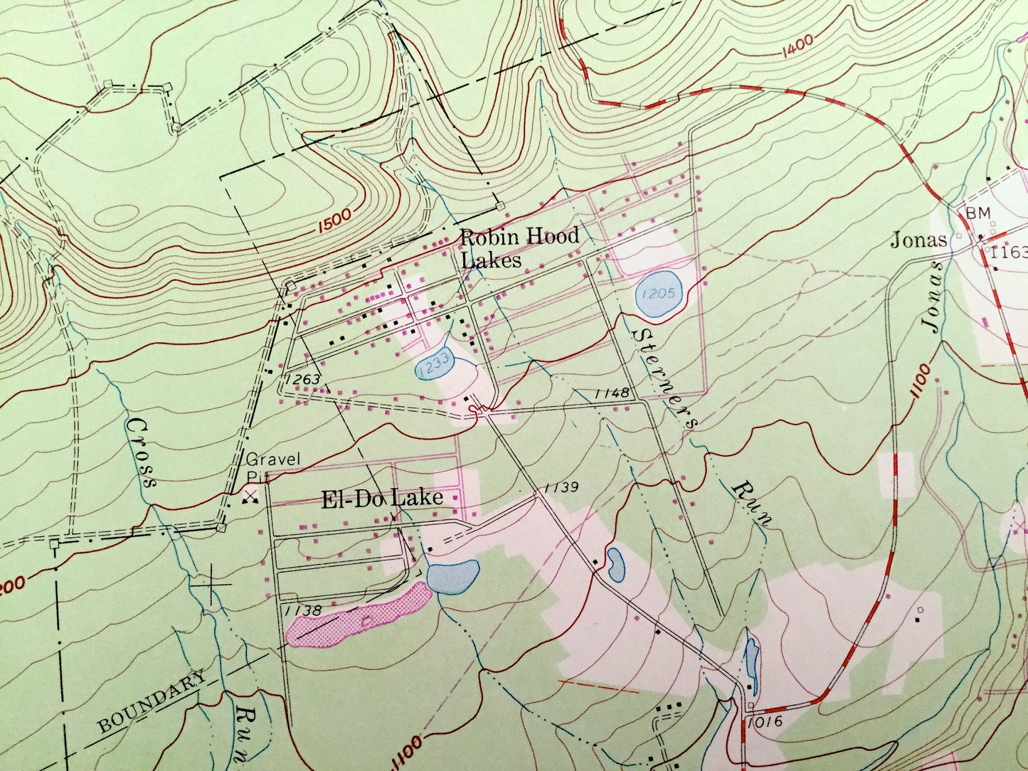 Antique Pohopoco Mountain, Pennsylvania 1960 US Geological Survey Topographic Map – Carbon, Monroe County, Penn Forest, Polk, Jonas, PA