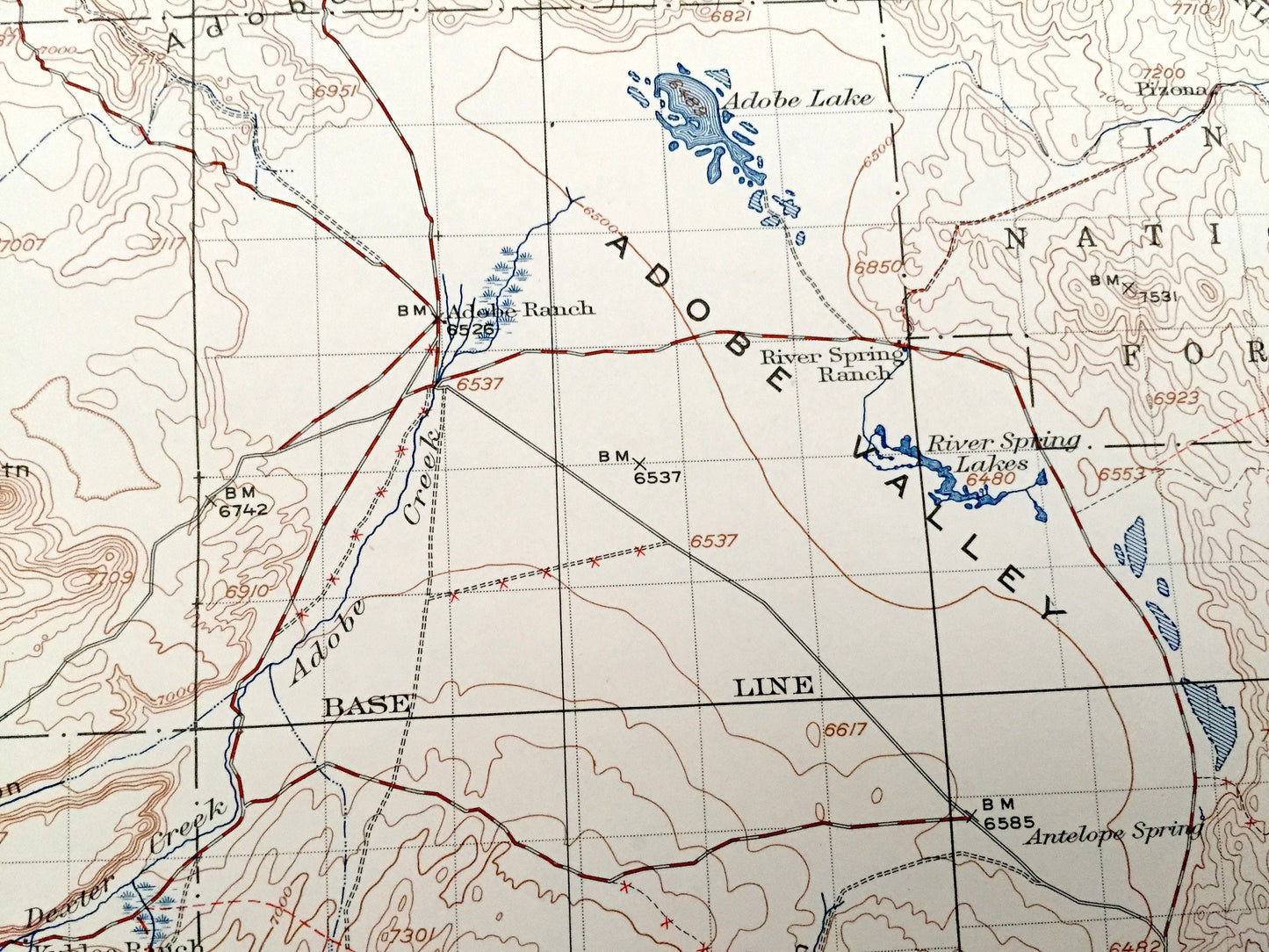 Antique Mt Morrison, California 1915 US Geological Survey Topographic Map – Mono, Fresno County, Inyo National Forest, Lake Crowley, CA