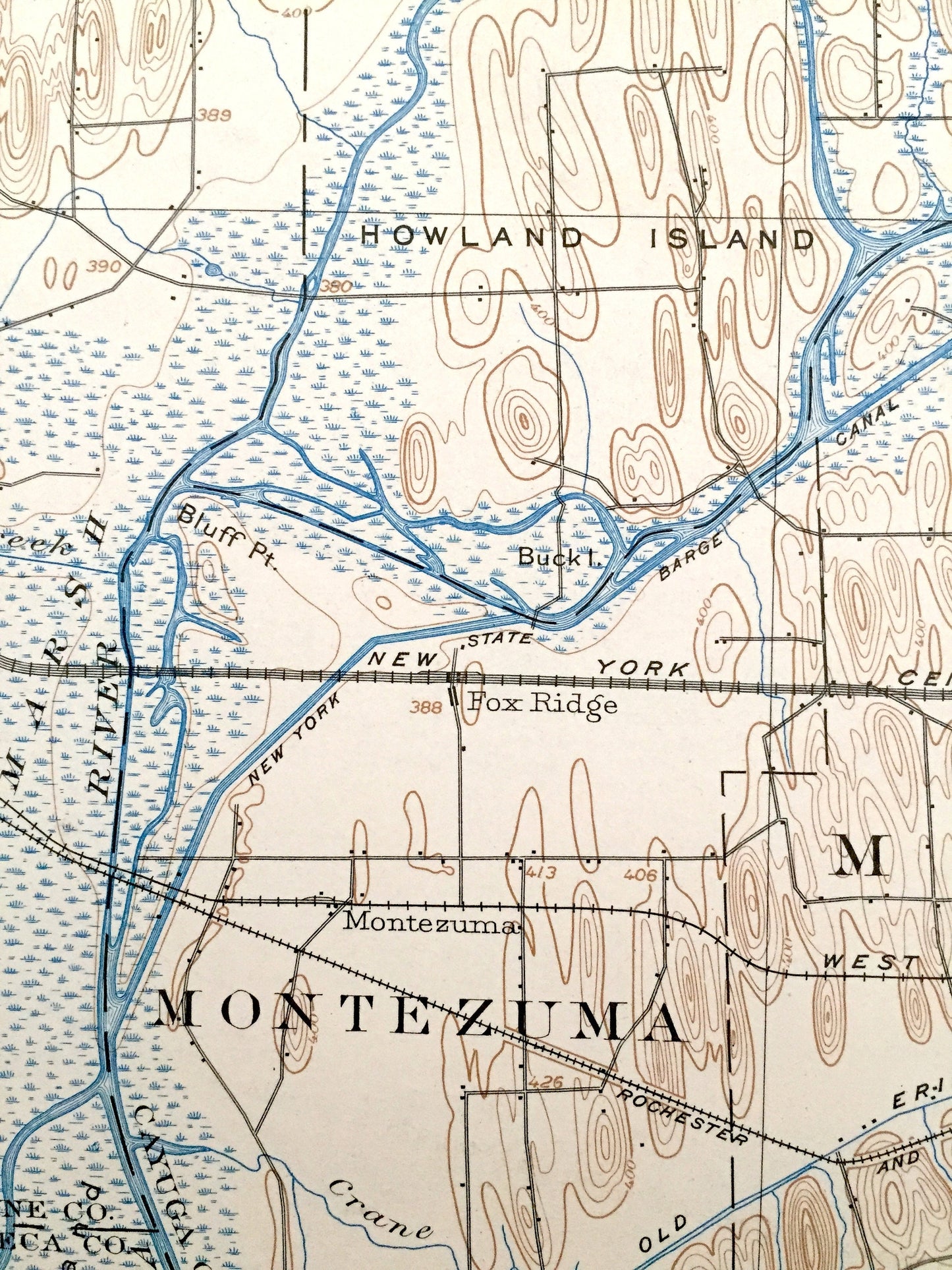 Antique Weedsport, New York 1902 US Geological Survey Topographic Map – Port Byron, Cato, Spring Lake, Throop, Cayuga Wayne Seneca County NY