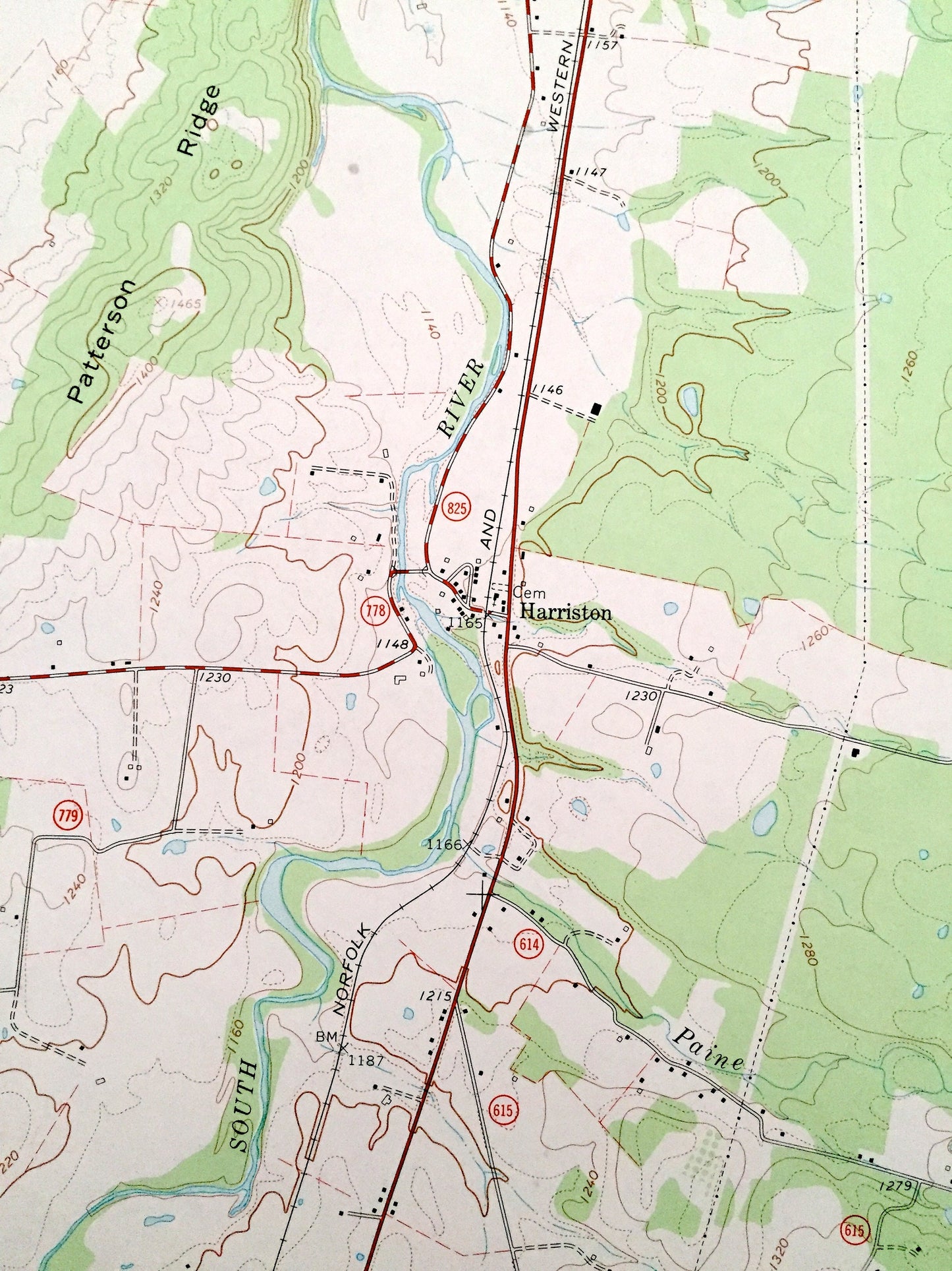 Antique Crimora, Virginia 1965 US Geological Survey Topographic Map – Augusta County, Sampson, Madrid Shenandoah National Park Blue Ridge VA