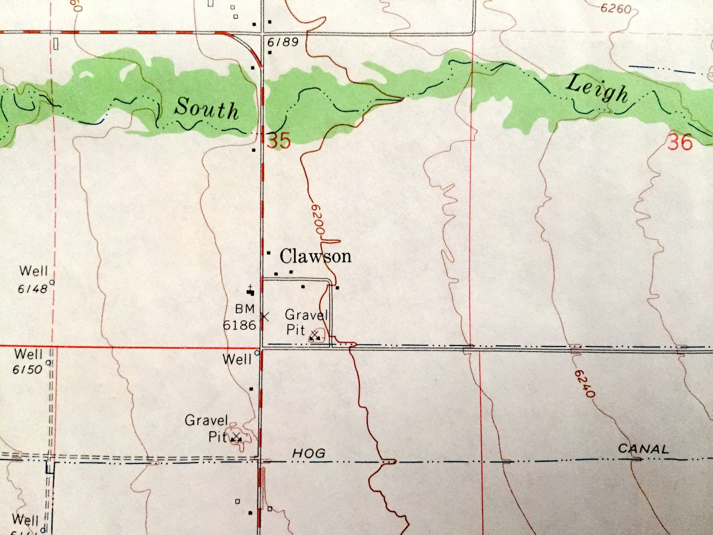 Antique Clawson, Idaho & Wyoming 1965 US Geological Survey Topographic Map – Teton County, Alta, Teton Basin, Targhee National Forest, ID WY