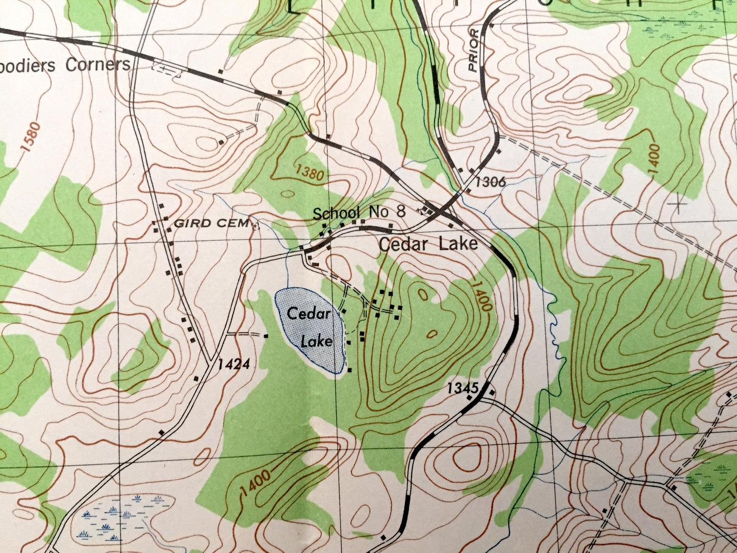 Antique West Winfield, New York 1945 US Army Topographic Map — Clayville, Litchfield, Paris, Bridgewater, Herkimer, Oneida, Otsego County NY