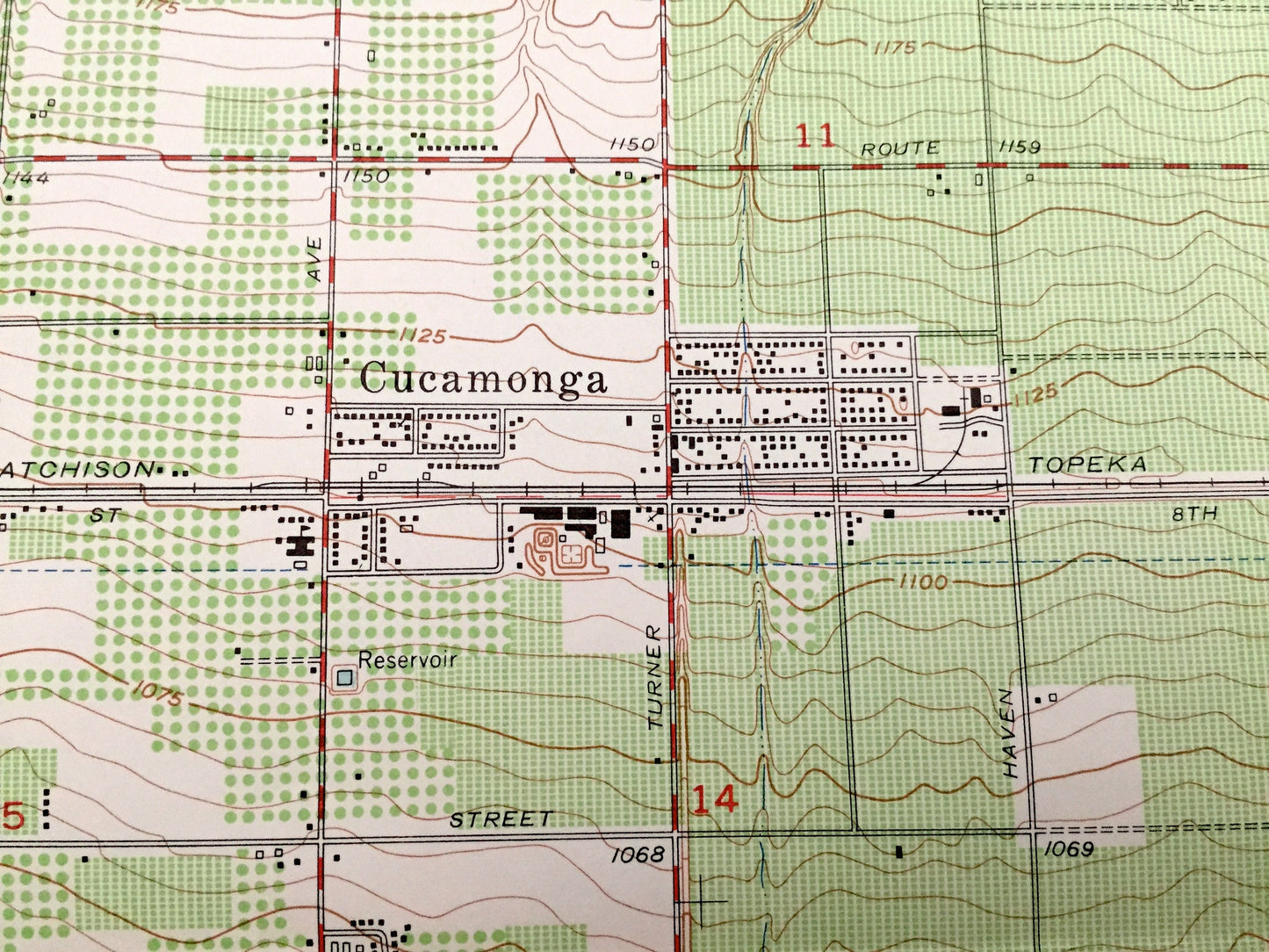 Antique Guasti, California 1953 US Geological Survey Topographic Map – San Bernardino Co, Riverside, Cucamonga, Etiwanda, Jurupa, Mira Loma
