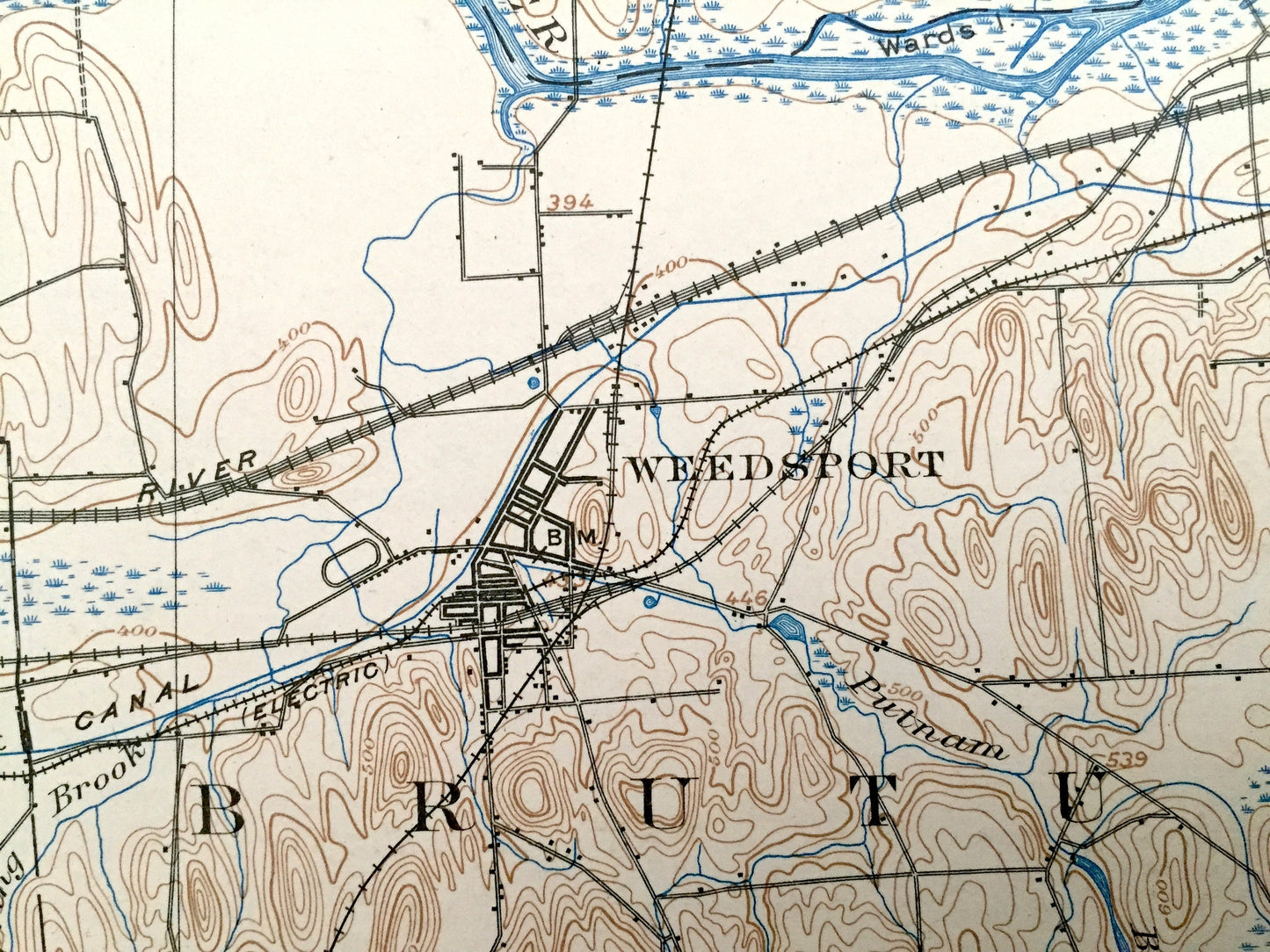 Antique Weedsport, New York 1902 US Geological Survey Topographic Map – Port Byron, Cato, Spring Lake, Throop, Cayuga Wayne Seneca County NY