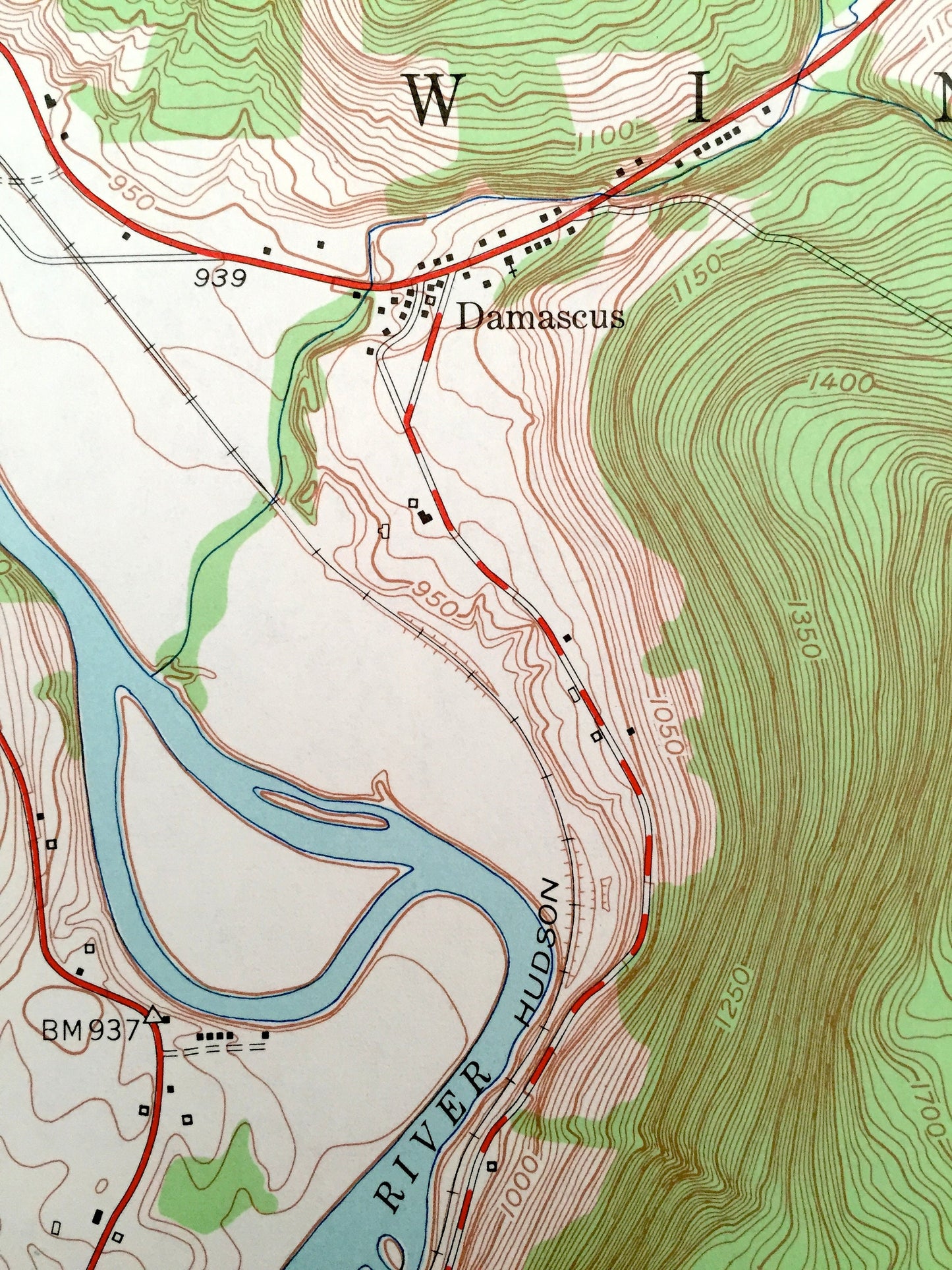 Antique Gulf Summit, New York 1952 US Geological Survey Topographic Map – Broome County, Colesville, Windsor, Damascus, Cascade Valley, NY