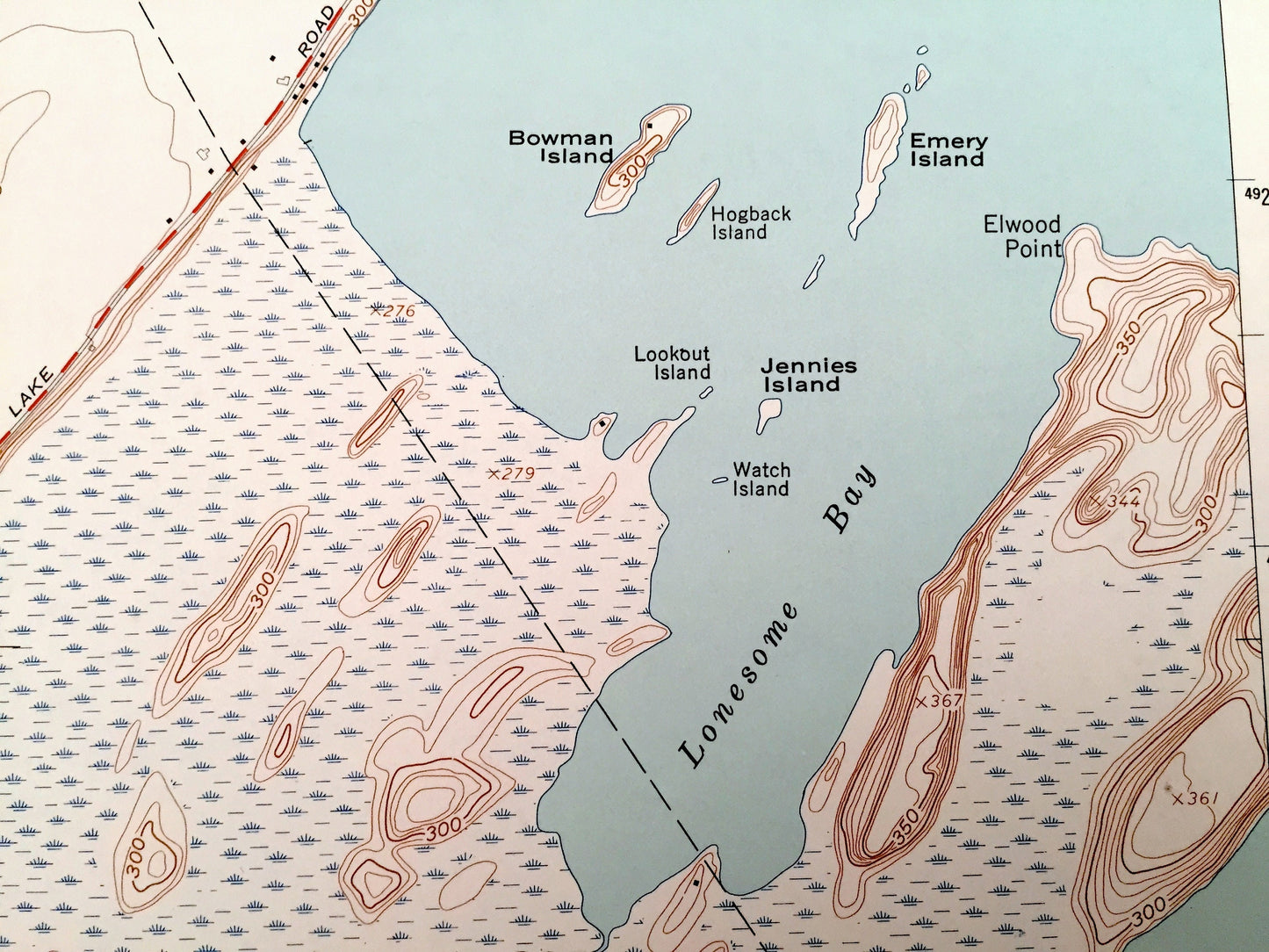 Antique Hammond, New York 1961 US Geological Survey Topographic Map – St Lawrence County, North, Morristown, Oakvale, Rossie, Black Lake, NY