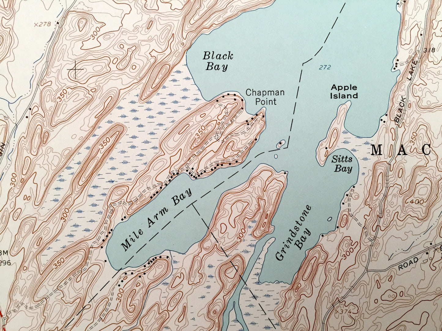 Antique Hammond, New York 1961 US Geological Survey Topographic Map – St Lawrence County, North, Morristown, Oakvale, Rossie, Black Lake, NY