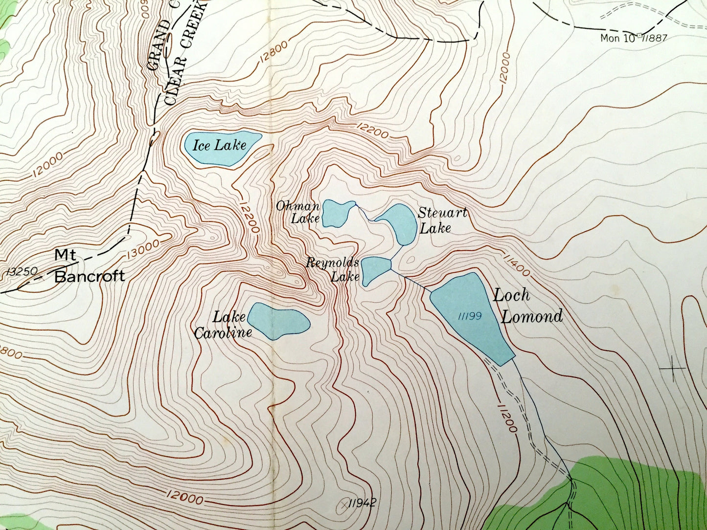 Antique Empire, Colorado 1958 US Geological Survey Topographic Map–Clear Creek County, Lawson, Ninetyfour, Arapaho National Forest, Mt Flora