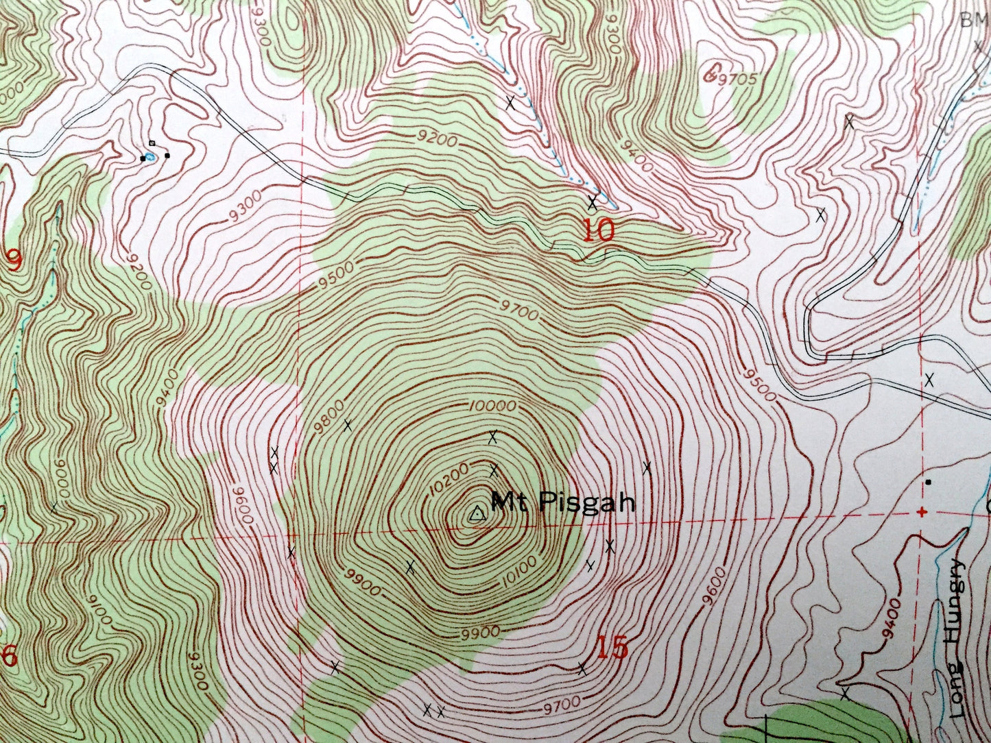 Antique Cripple Creek North, Colorado 1951 US Geological Survey Topographic Map – Black Mountain, Pike National Forest, Teller County