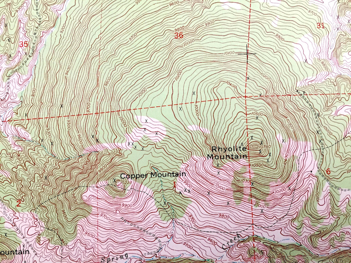 Antique Cripple Creek North, Colorado 1951 US Geological Survey Topographic Map – Black Mountain, Pike National Forest, Teller County