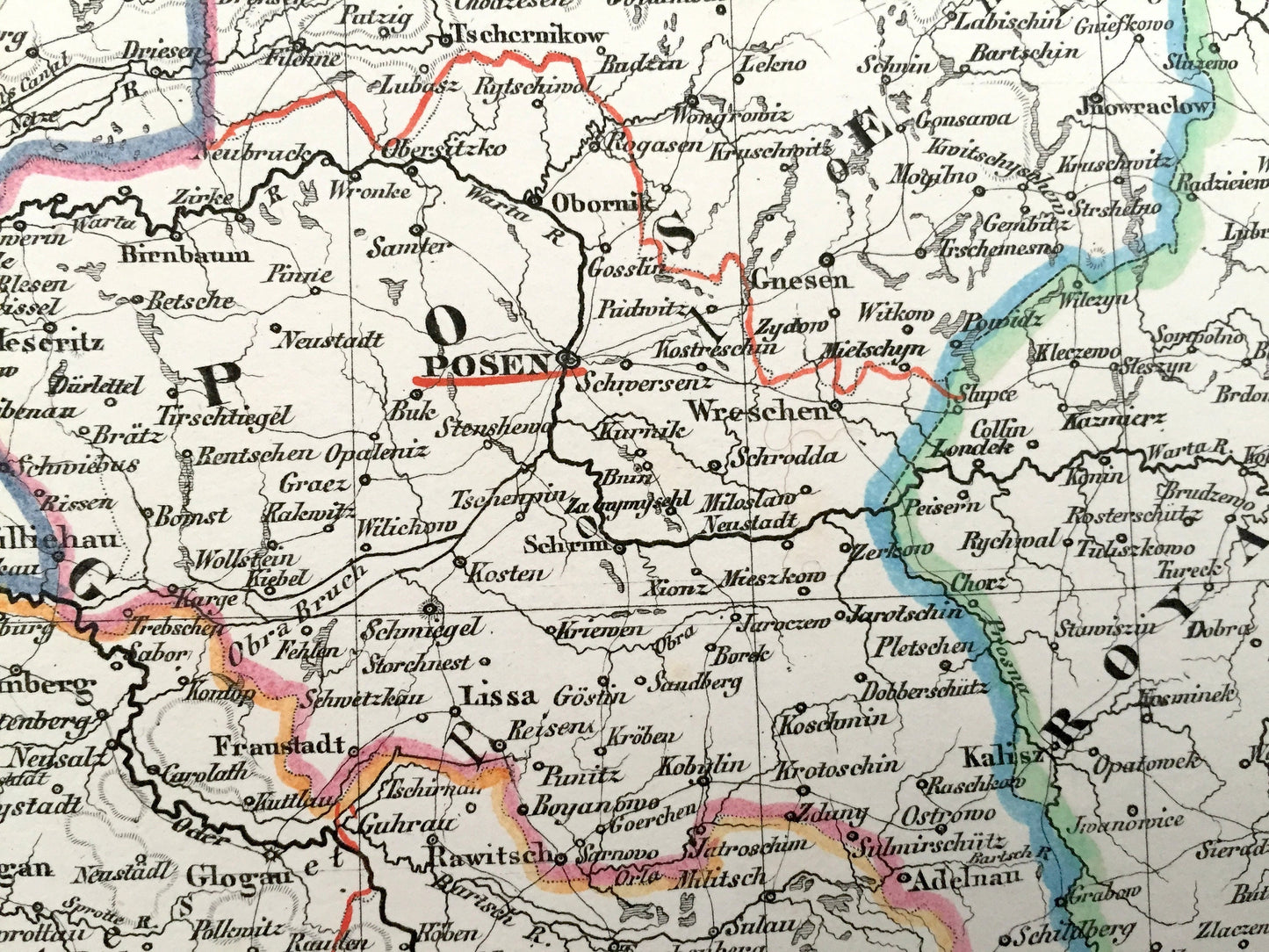 Antique 1835 Ancient Prussia Map from JG Heck's Atlas Géographique, Astronomique et Historique – Germany, Poland, Czech Republic, Magdeburg