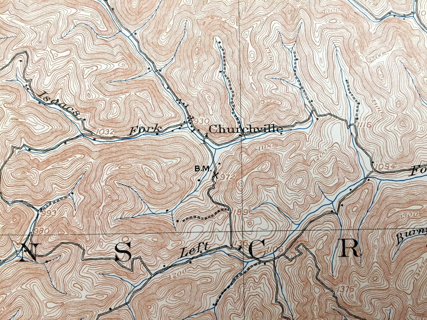 Antique Vadis, West Virginia 1904 US Geological Survey Topographic Map – Lewis County, Greenbrier, Courthouse, New Milton, Southwest, WV