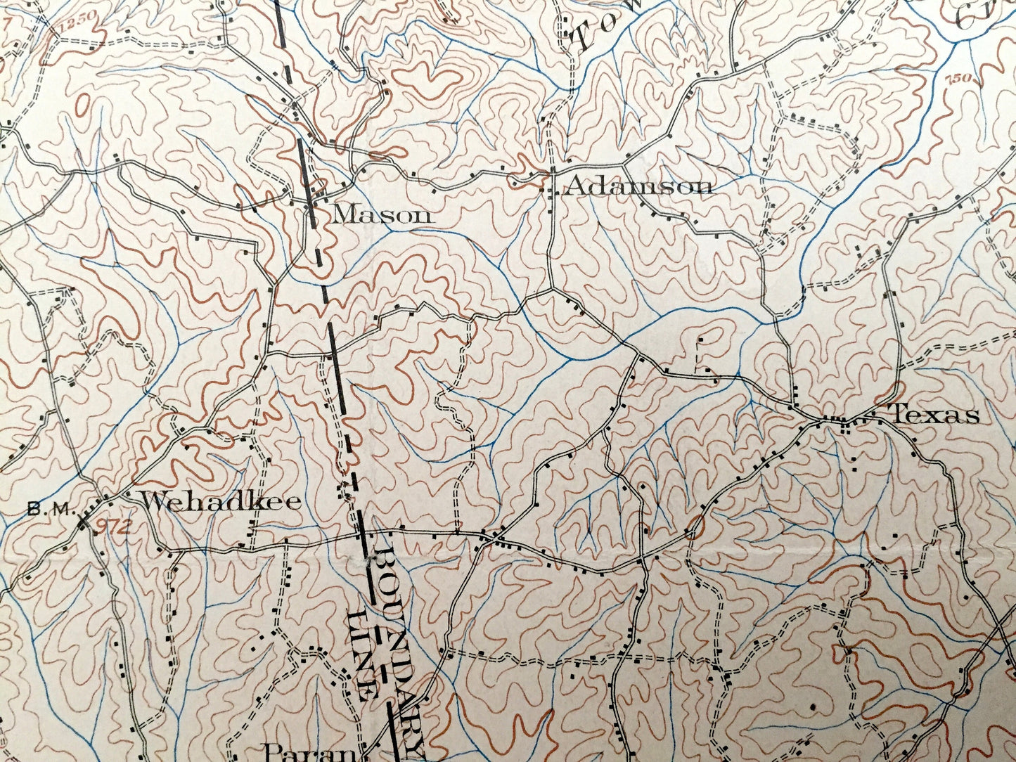 Antique Wedowee, Alabama 1902 US Geological Survey Topographic Map – Randolph County, Roanoke, Omaha, Lagrange, Franklin, Yellowdirt, Vernon