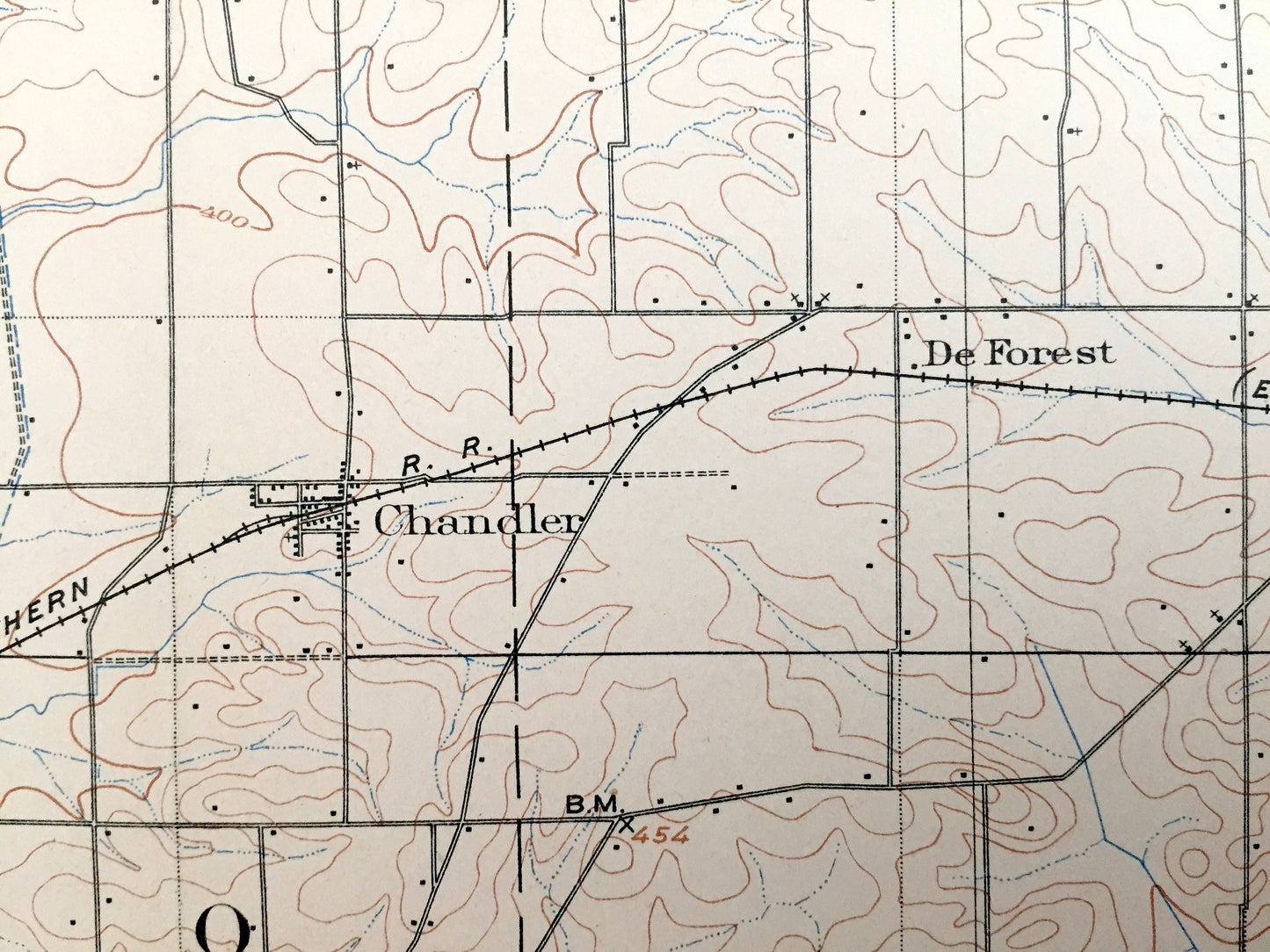 Antique Boonville, Indiana 1902 US Geological Survey Topographic Map – Pike, Warrick, Gibson & Vanderburg County, Lynnville, Elberfeld, IN