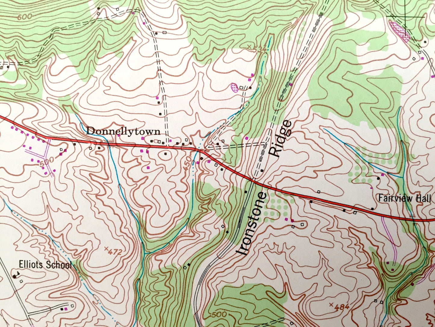 Antique Wertzville, Pennsylvania 1952 US Geological Survey Topographic Map – Perry, Cumberland, Dauphin County, Wheatfield, Silver Spring
