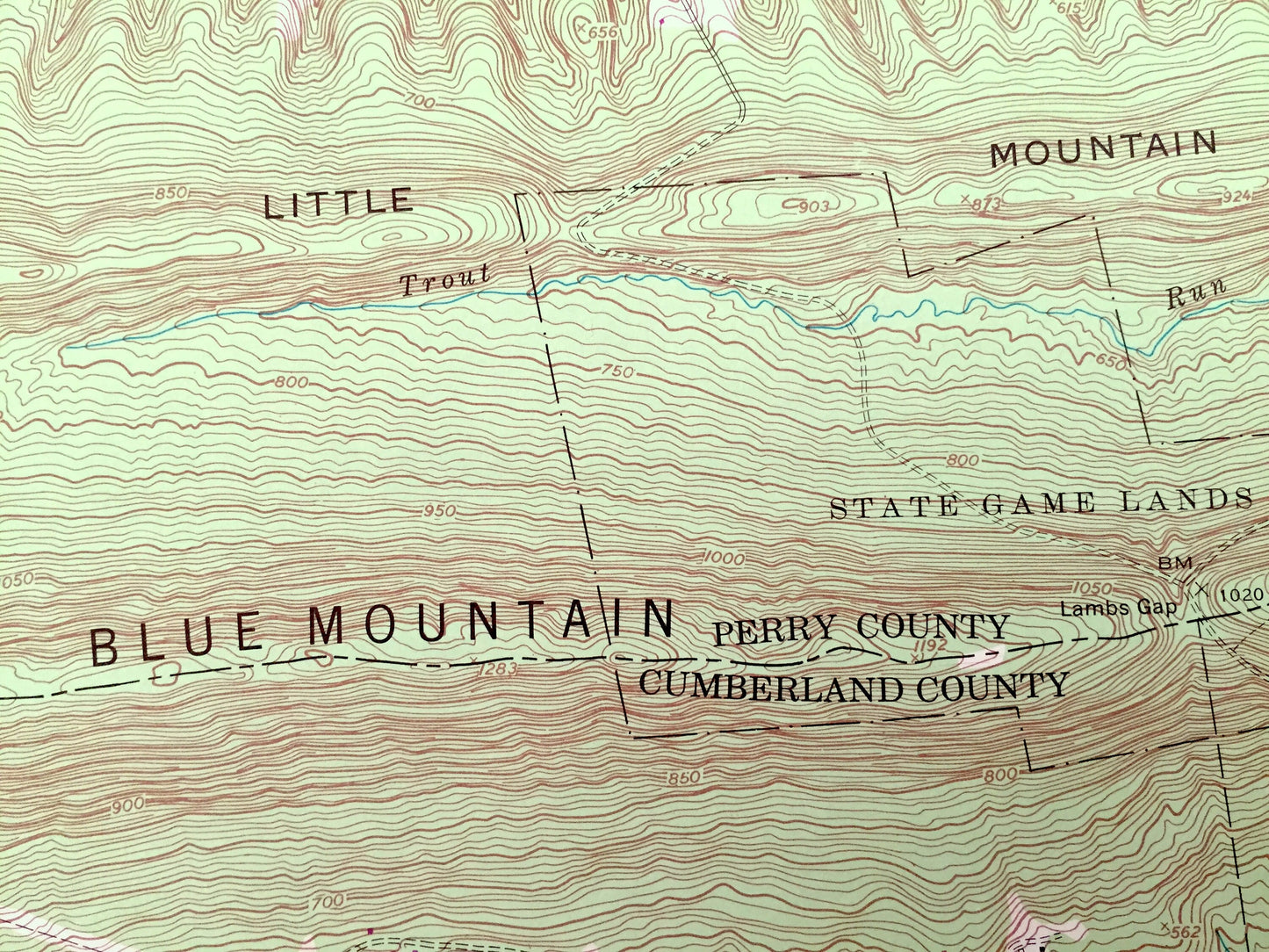 Antique Wertzville, Pennsylvania 1952 US Geological Survey Topographic Map – Perry, Cumberland, Dauphin County, Wheatfield, Silver Spring