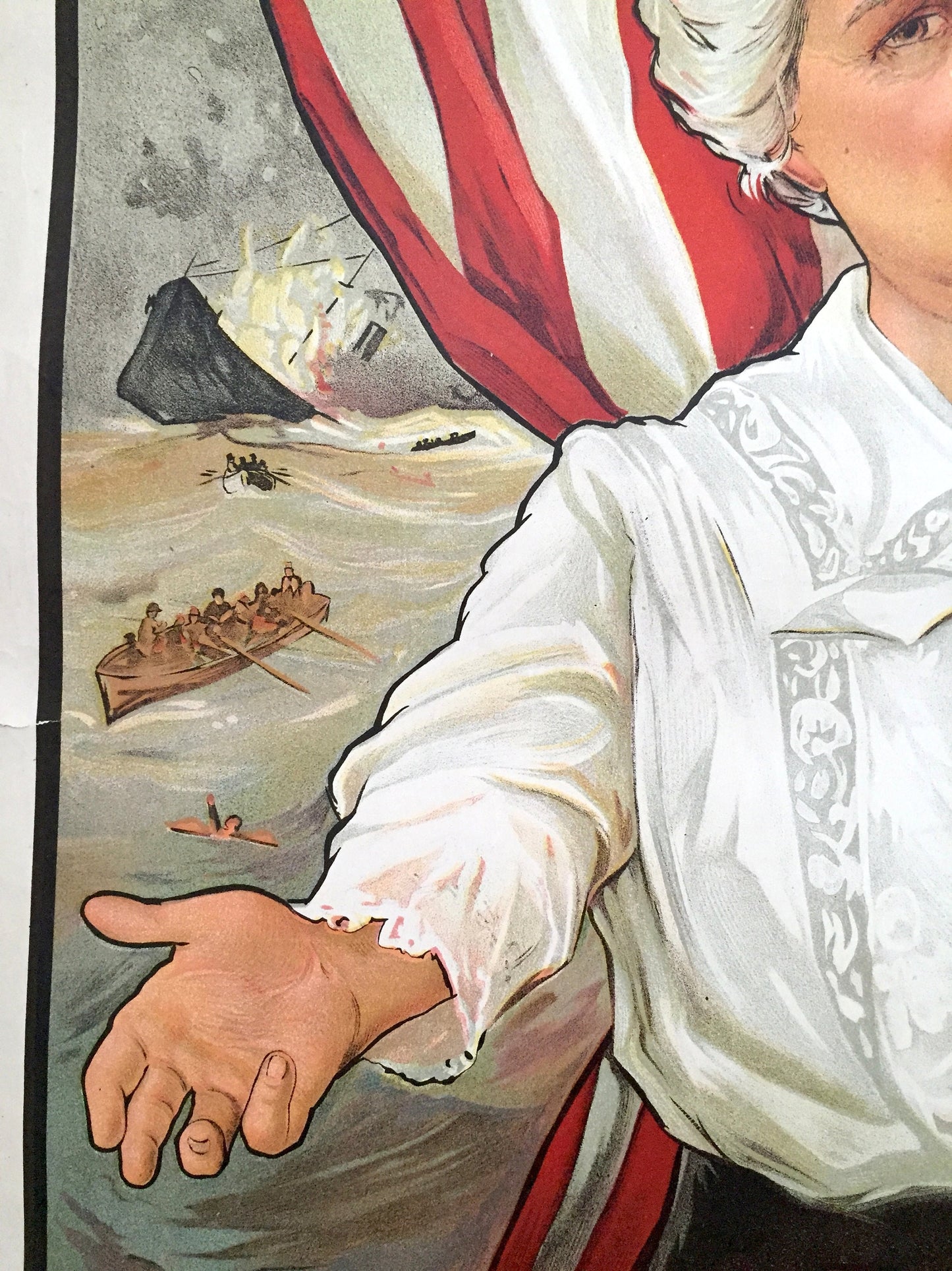 Original 1917 Women! WWI Poster by R.H. Porteus – Help America's Sons, Buy Liberty Bonds, World War One, WW1, Doughboy, Germany, Grandma USA