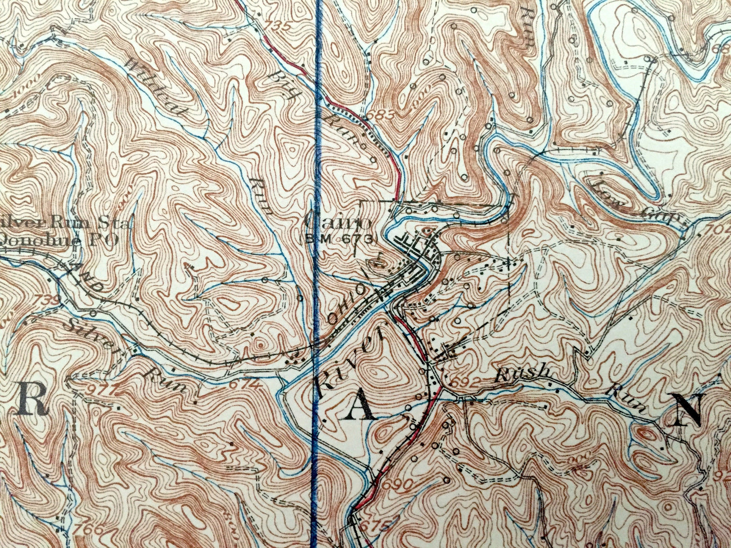 Antique Harrisville, West Virginia 1926 US Geological Survey Topographic Map – Ritchie County, Oxbow, Star Settlement, Rutherford, Washburn