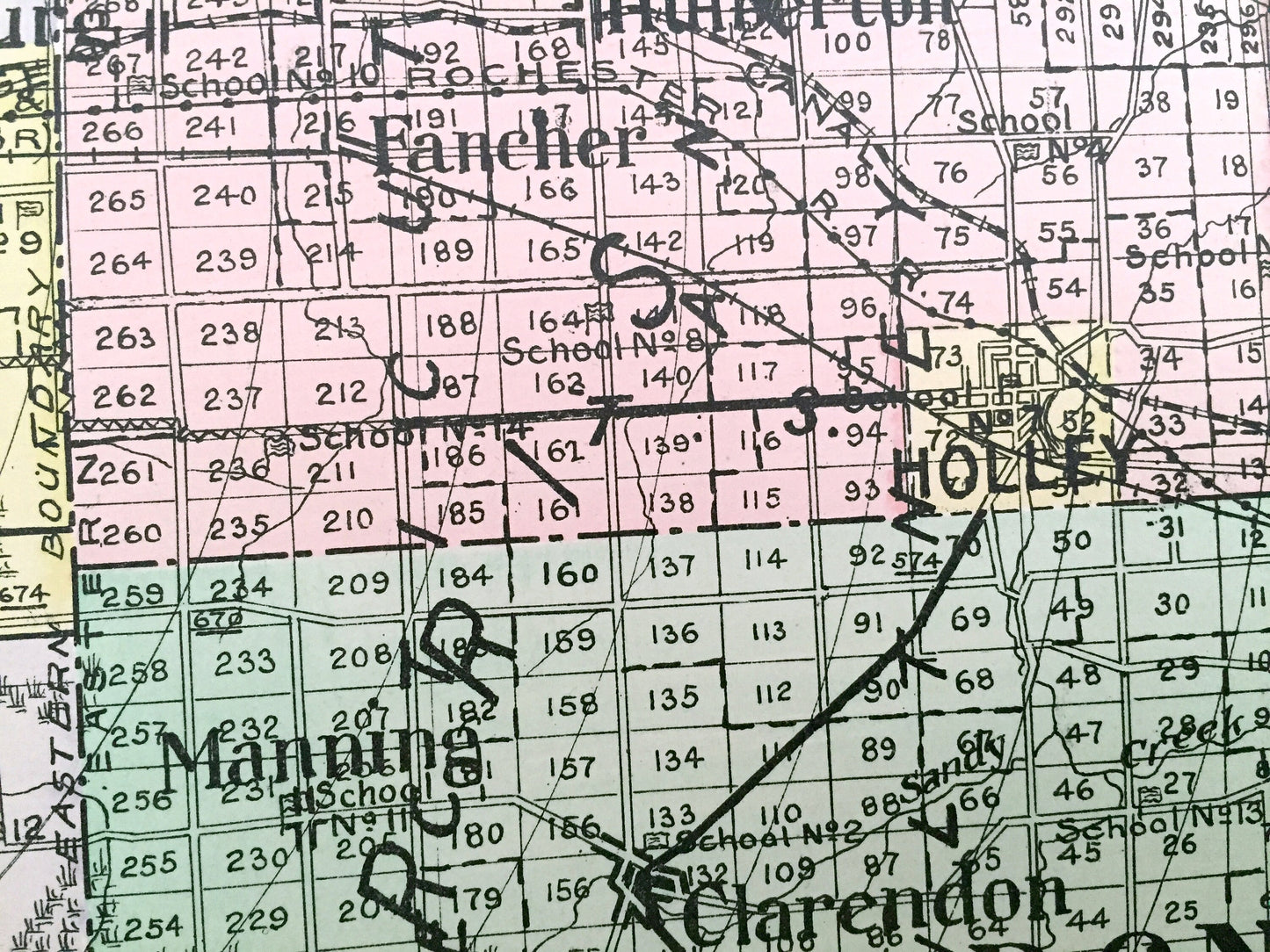 Antique Orleans County, New York 1911 New Century Atlas Map – Albion, Lyndonville, Carlton, Medina, Holley, Murray, Oak Orchard, Waterport