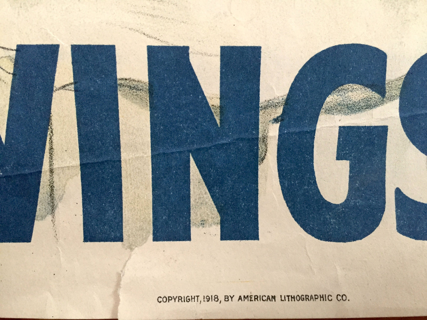 Original 1918 Help Him Win By Saving and Serving WWI Poster – Buy United States War Stamps, World War One, Doughboy, Army, France, Germany