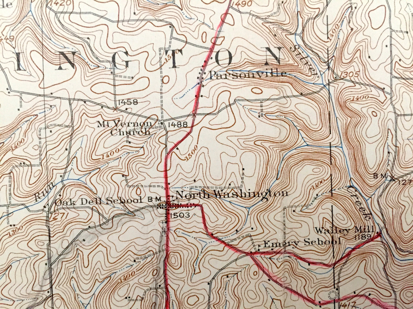 Antique Hilliards, Pennsylvania 1912 US Geological Survey Topographic Map – Butler, Venango County, Murrinsville, Clintonville, Glade Dam PA
