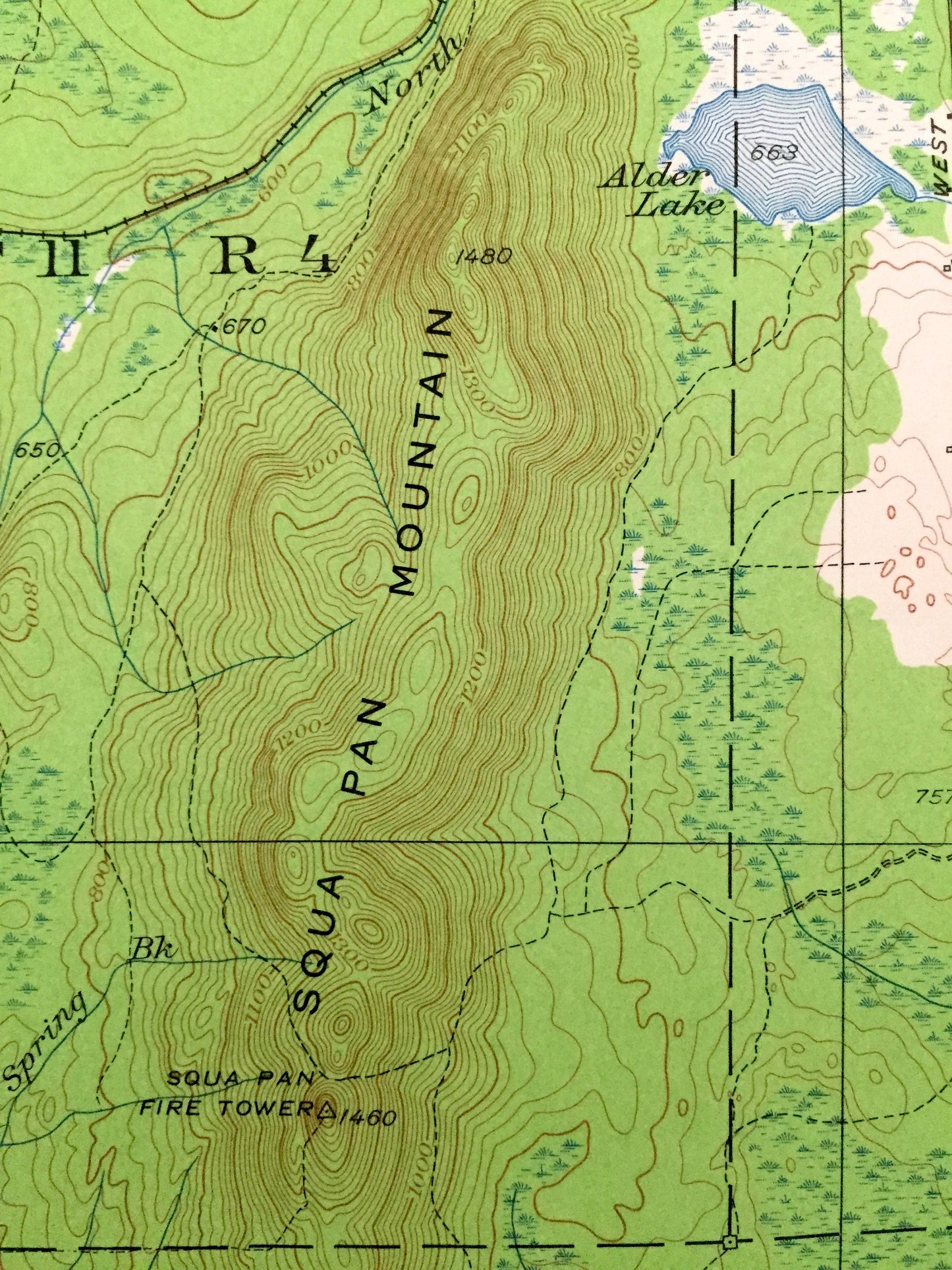 Antique Presque Isle, Maine 1953 US Geological Survey Topographic Map – Aroostook County, Squa Pan, Mapleton, Castle Hill, Chapman, ME