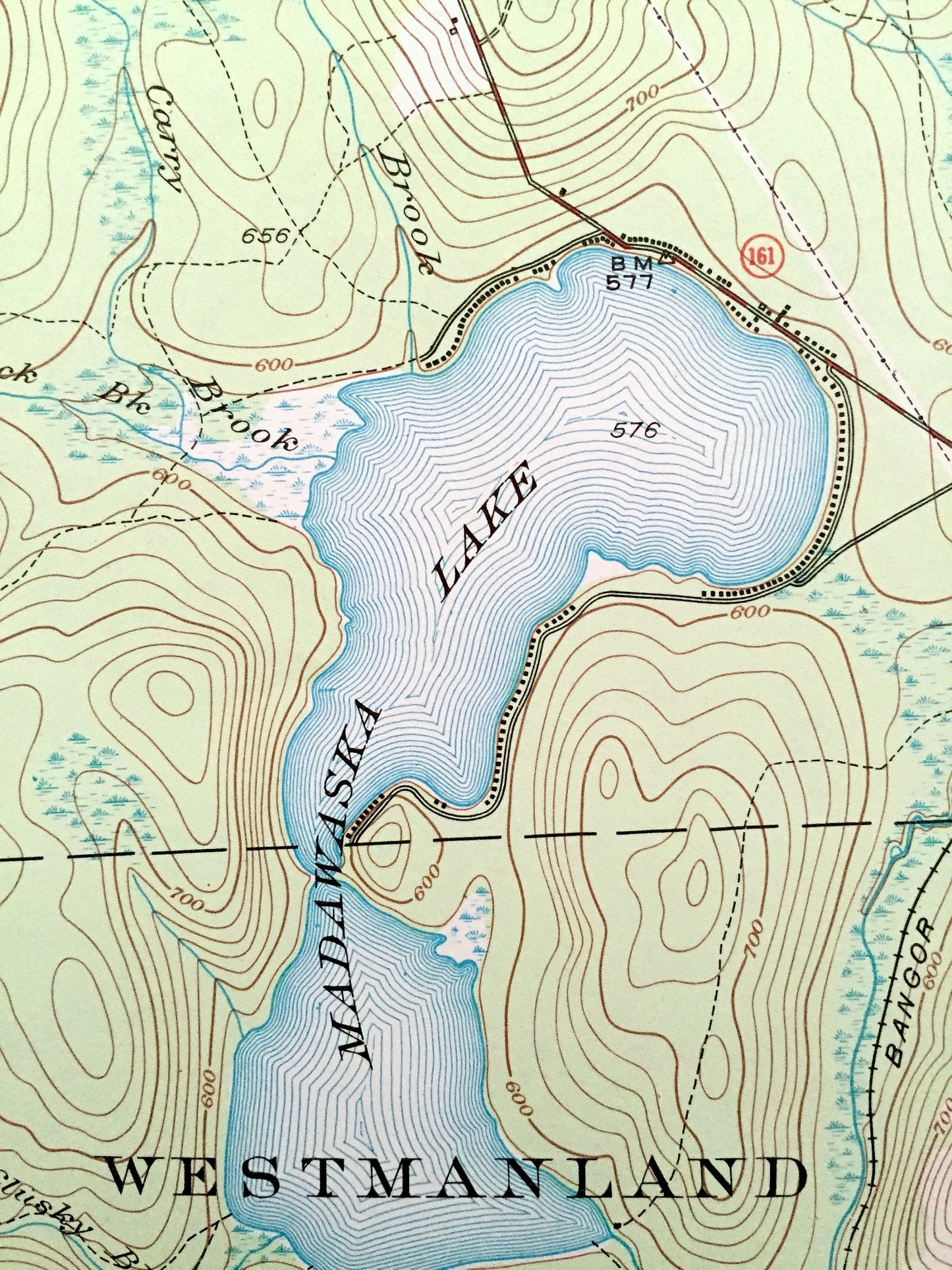 Antique Stockholm, Maine 1953 US Geological Survey Topographic Map – Madawaska, Grand Isle, Van Buren, Cyr, Connor, New Sweden, Westmanland