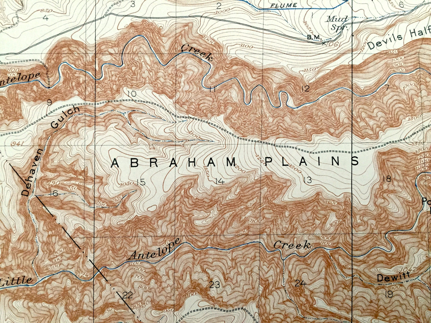 Antique Tehama, California 1905 US Geological Survey Topographic Map – Red Bluff, Sacramento River, Big Bend, Proberta, Las Flores, Tyler CA