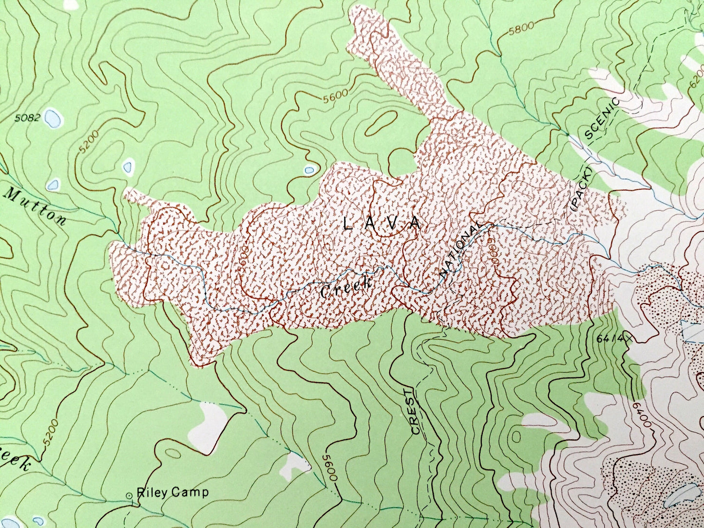 Antique Mount Adams, Washington 1970 US Geological Survey Topographic Map – Skamania, Yakima County, Gifford Pinchot Forest Pacific Trail WA