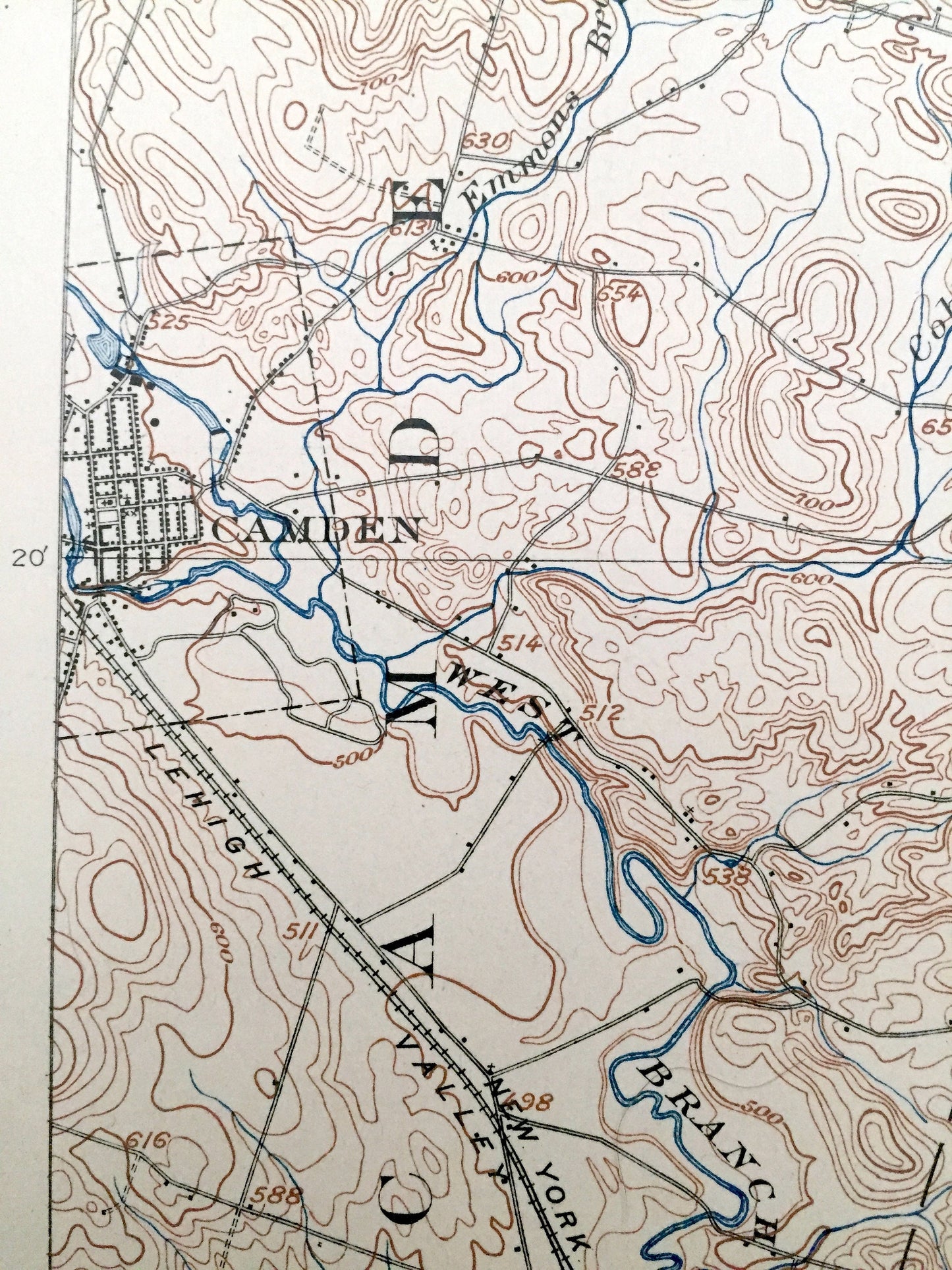 Antique Taberg, New York 1905 US Geological Survey Topographic Map - Annsville, Vienna, Rome, Lee, Ava, Lewis, Florence, Camden, Osceola