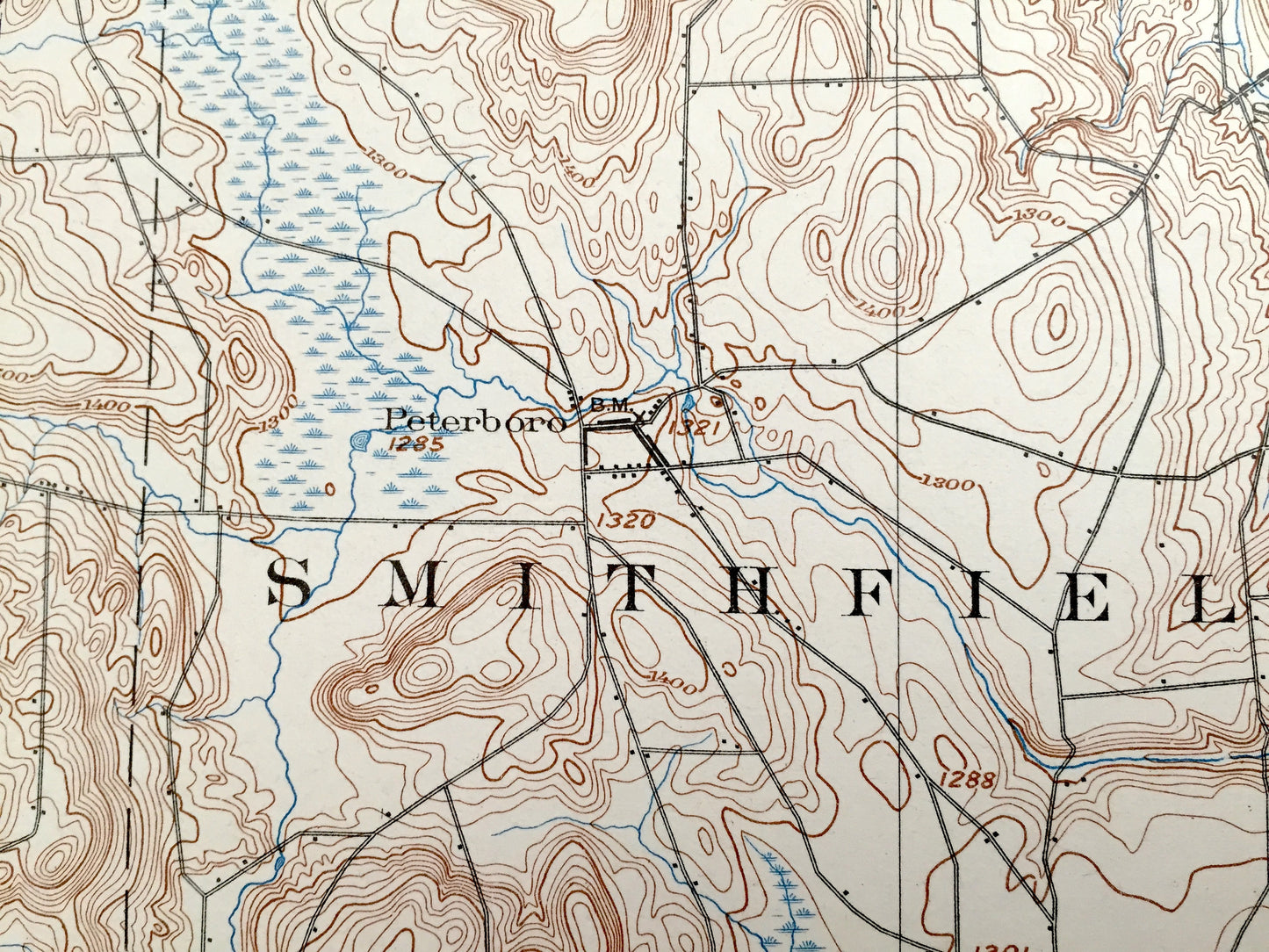 Antique Morrisville, New York 1902 US Geological Survey Topographic Map – Madison, Onedia County, Hamilton, Smithfield, Stockbridge, NY