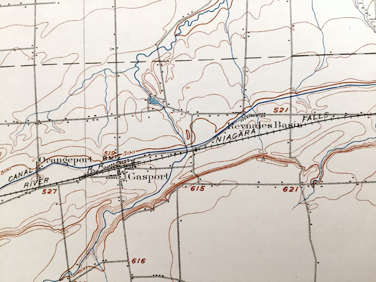 Antique Lockport, New York 1902 US Geological Survey Topographic Map – Newfane, Hartland, Royalton, Pendleton, Amherst, Clarence Newstead NY