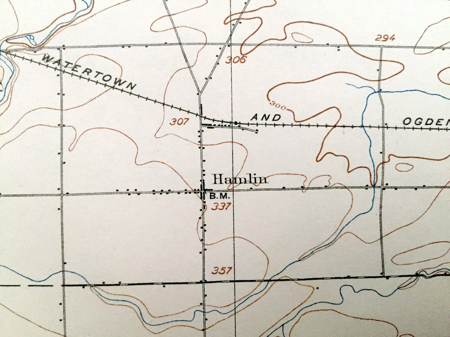 Antique Hamlin, New York 1899 US Geological Survey Topographic Map - Clarkson, Parma, Murray, Kendall, Troutburg, Hilton, Morton, Greece