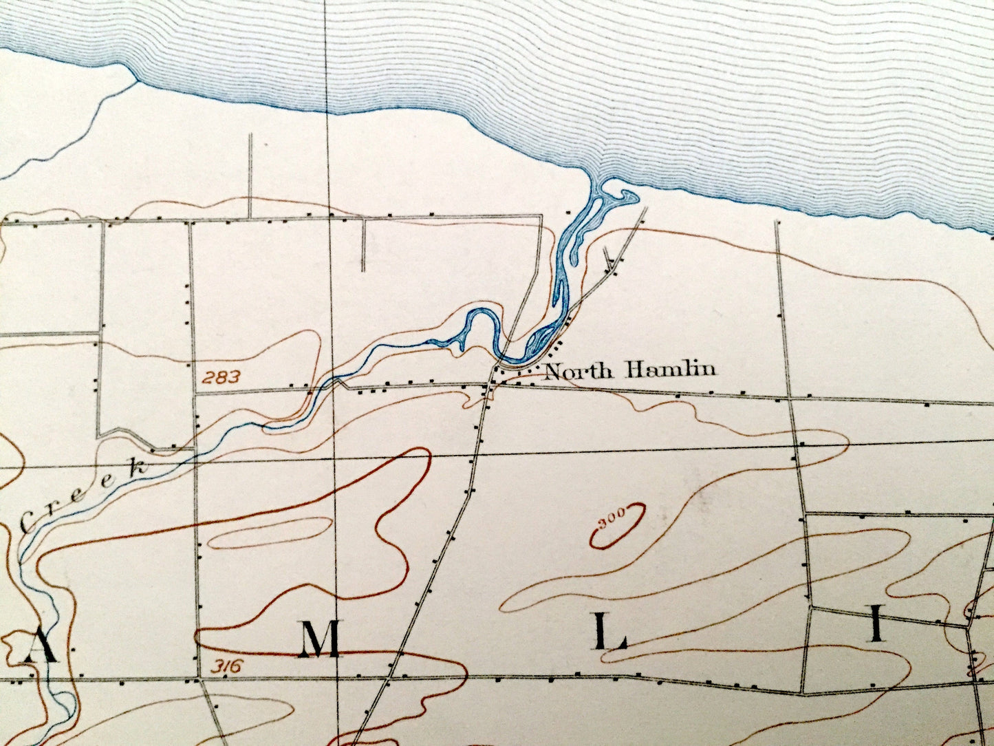 Antique Hamlin, New York 1899 US Geological Survey Topographic Map - Clarkson, Parma, Murray, Kendall, Troutburg, Hilton, Morton, Greece