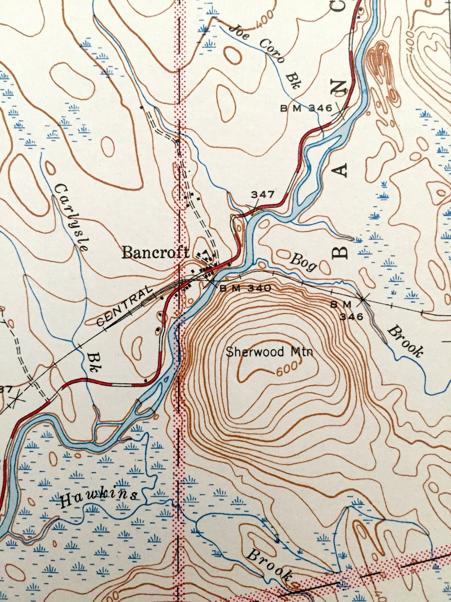 Antique Wytopitlock, Maine 1941 US Geological Survey Topographic Map – Kingman, Reed, Bancroft, Webster, Prentiss, Aroostook, Penobscot