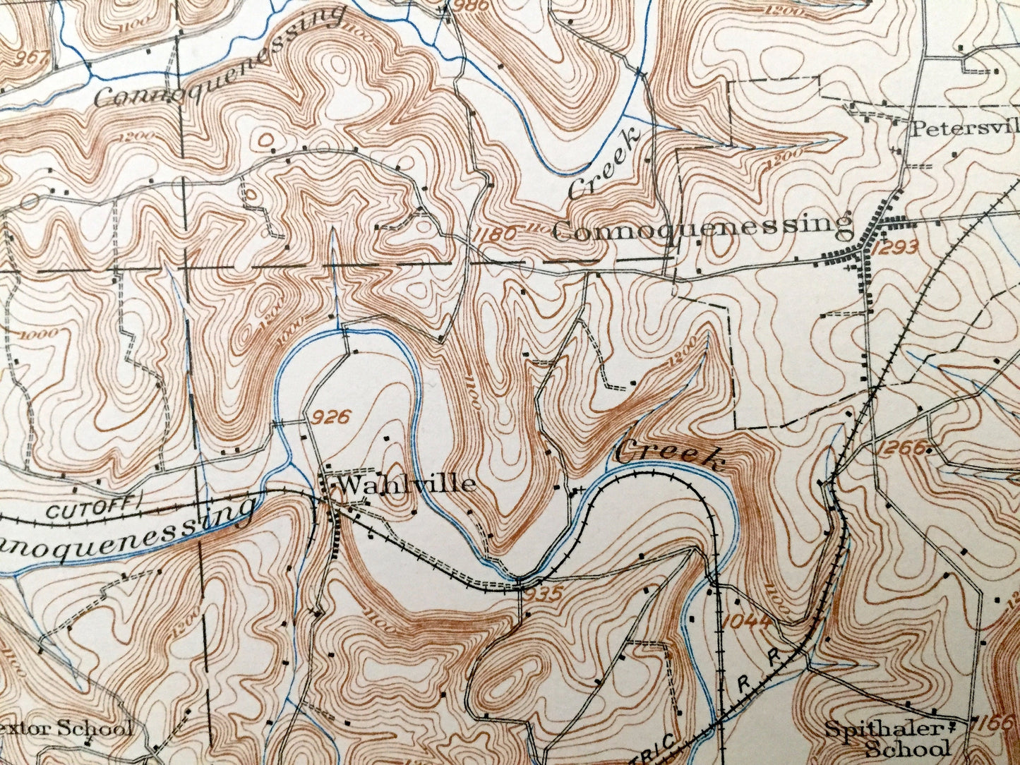 Antique Zelienople, Pennsylvania 1910 US Geological Survey Topographic Map - Jackson, Forward, Marion, New Sewickley, Daugherty, Franklin PA