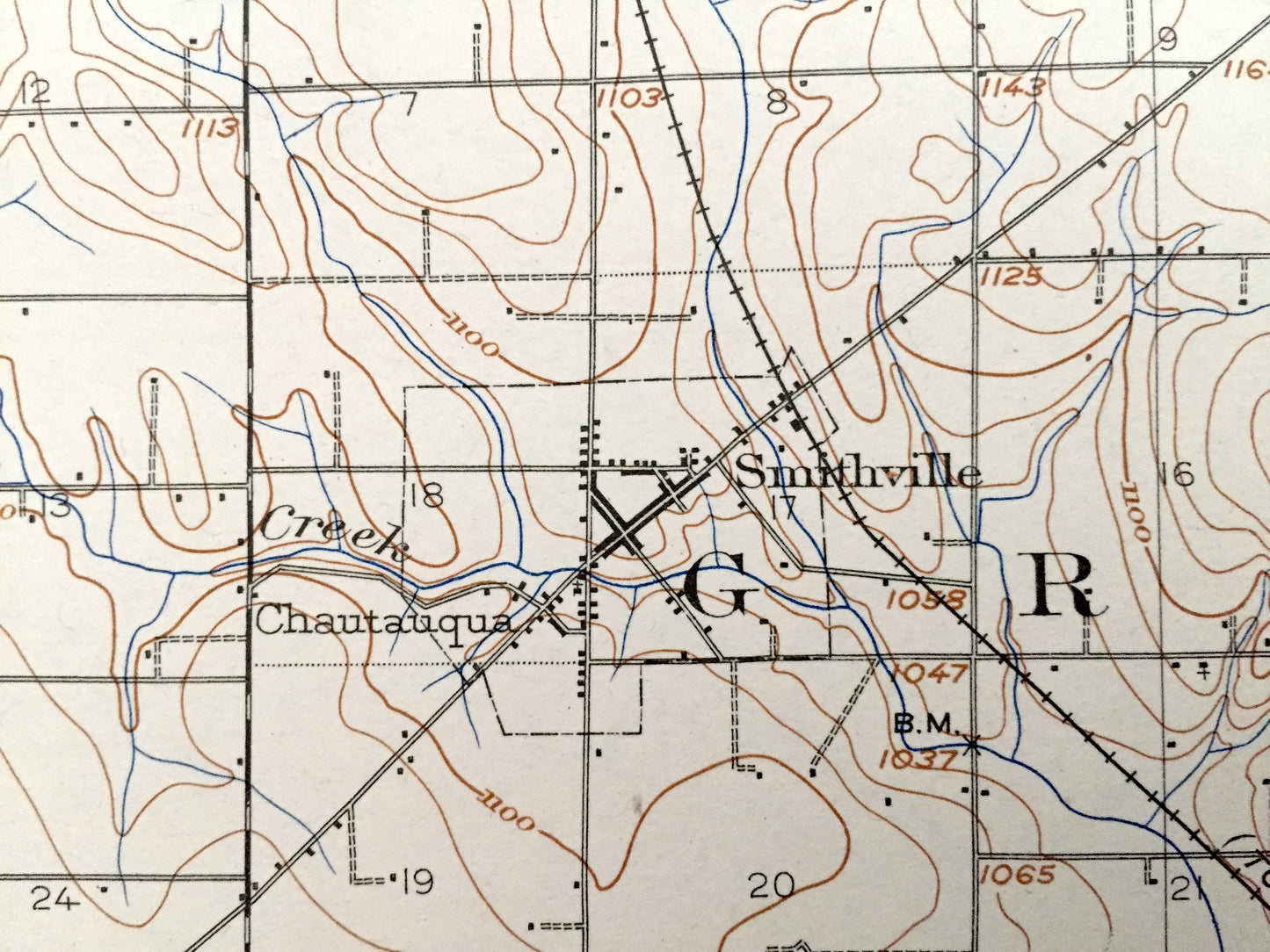 Antique Wooster, Ohio 1903 US Geological Survey Topographic Map - Franklin, East Union, Plain, Wayne, Green, Baughman, Chippewa, Westfield