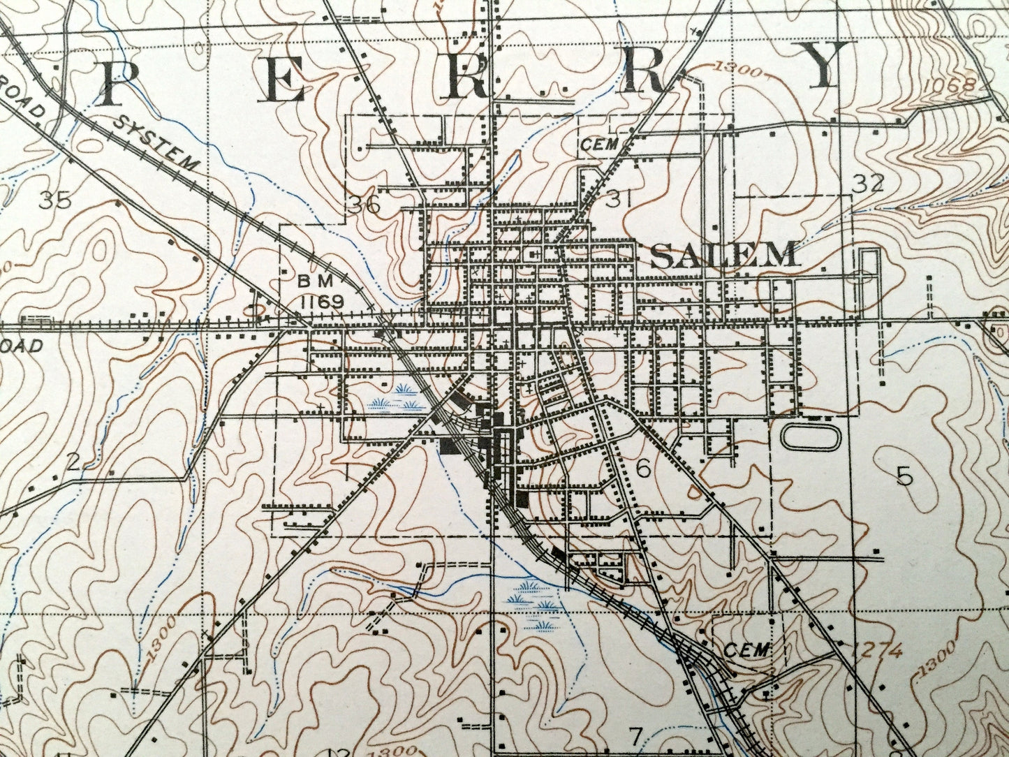 Antique Lisbon, Ohio 1909 US Geological Survey Topographic Map - Mahoning, Columbiana County, Smith, Berlin, Goshen, Green, Butler, Salem OH