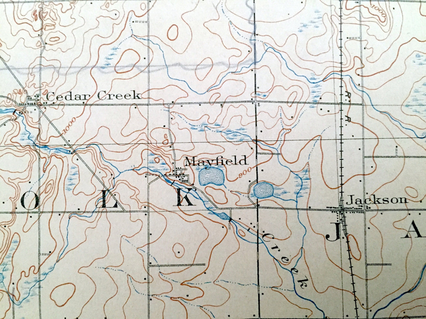 Antique West Bend, Wisconsin 1904 US Geological Survey Topographic Map – Trenton, Barton, Kewaskum, Farmington, Fredonia Saukville Mequon WI