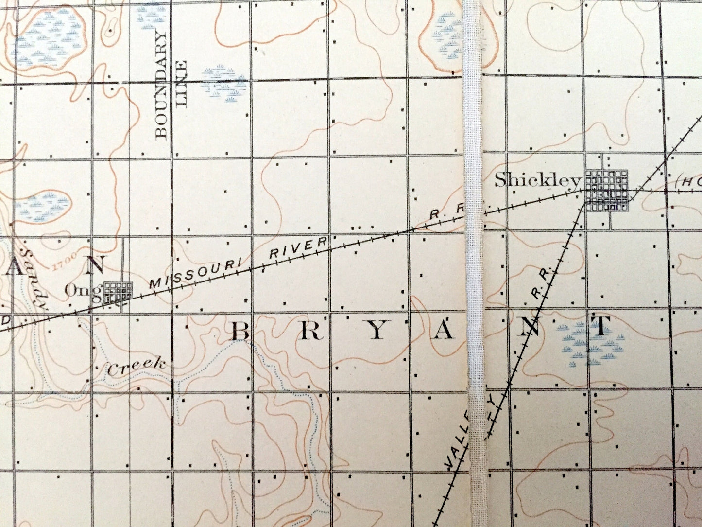 Antique Hebron, Nebraska 1898 US Geological Survey Topographic Map – Spring Creek, Chester, Hubell, Gilead, Kiowa, Hardy Harbine Garfield NE