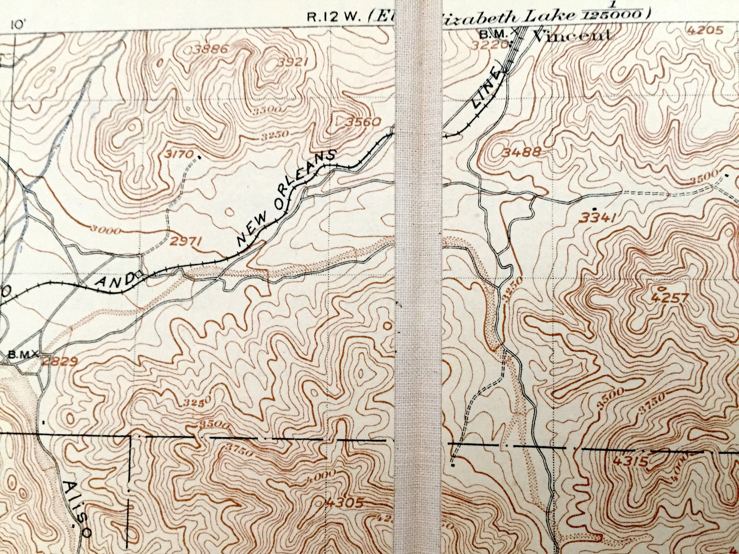 Antique Tujunga, California 1900 US Geological Survey Topographic Map – Los Angeles County, National Forest, San Gabriel Mountains, Acton CA