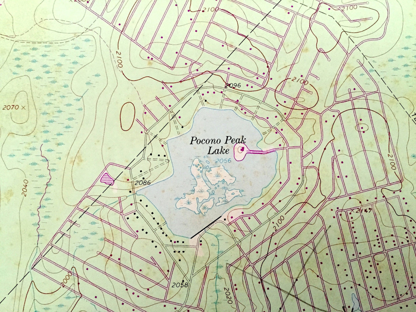 Antique Sterling, Pennsylvania 1965 US Geological Survey Topographic Map - Wayne, Lackawanna County, Madison, Lehigh, Clifton, Poconos PA